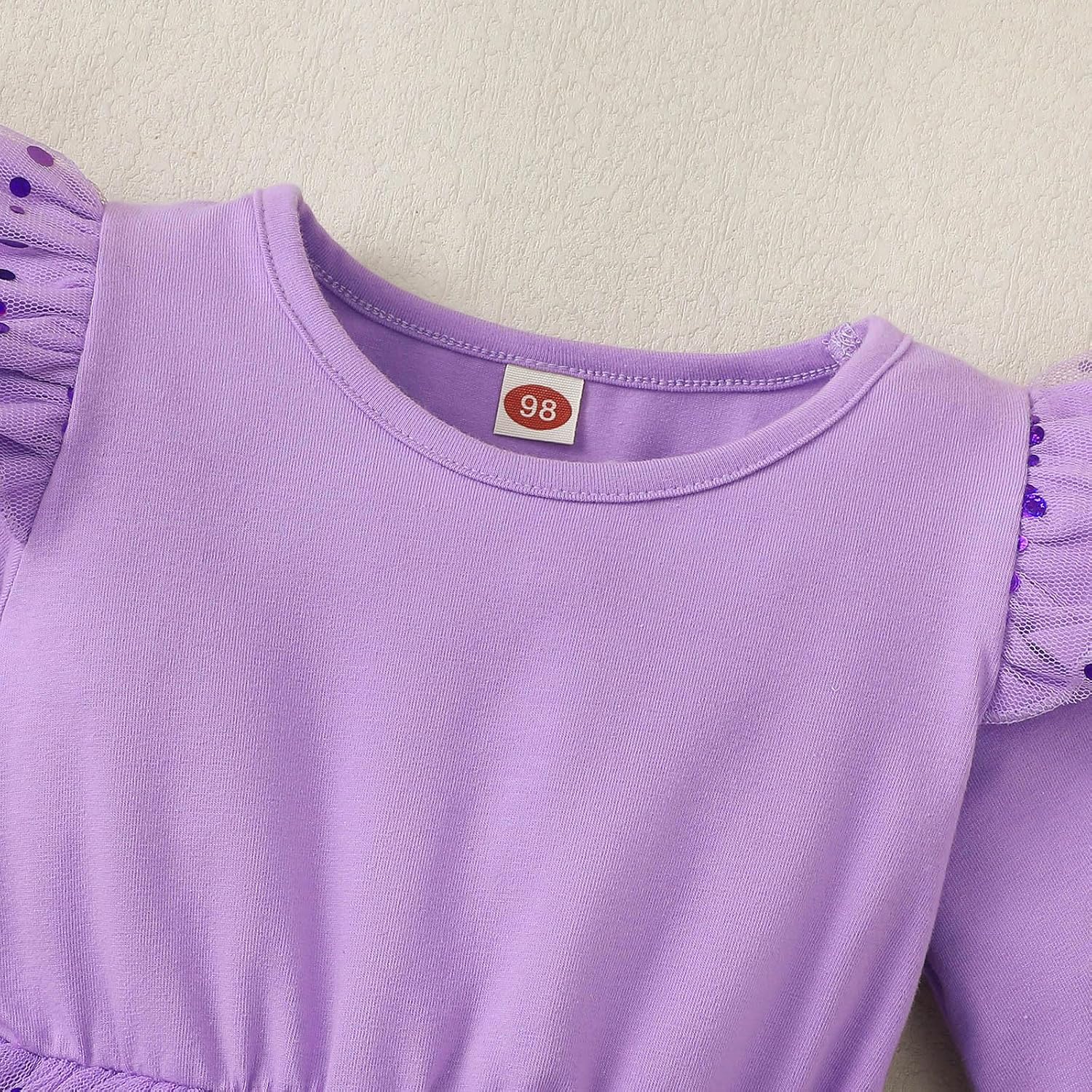 Thumbnail 5 de Doahapyker Toddler Ruffle Tutu Dress with Long Sleeves and Sequin Tulle