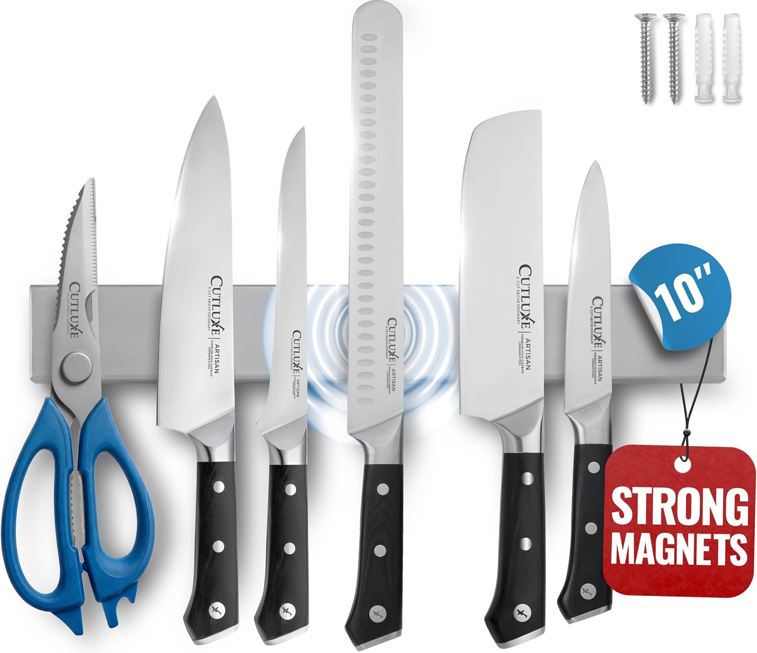 Detalle de Cutluxe Magnetic Knife Holder 10-inch