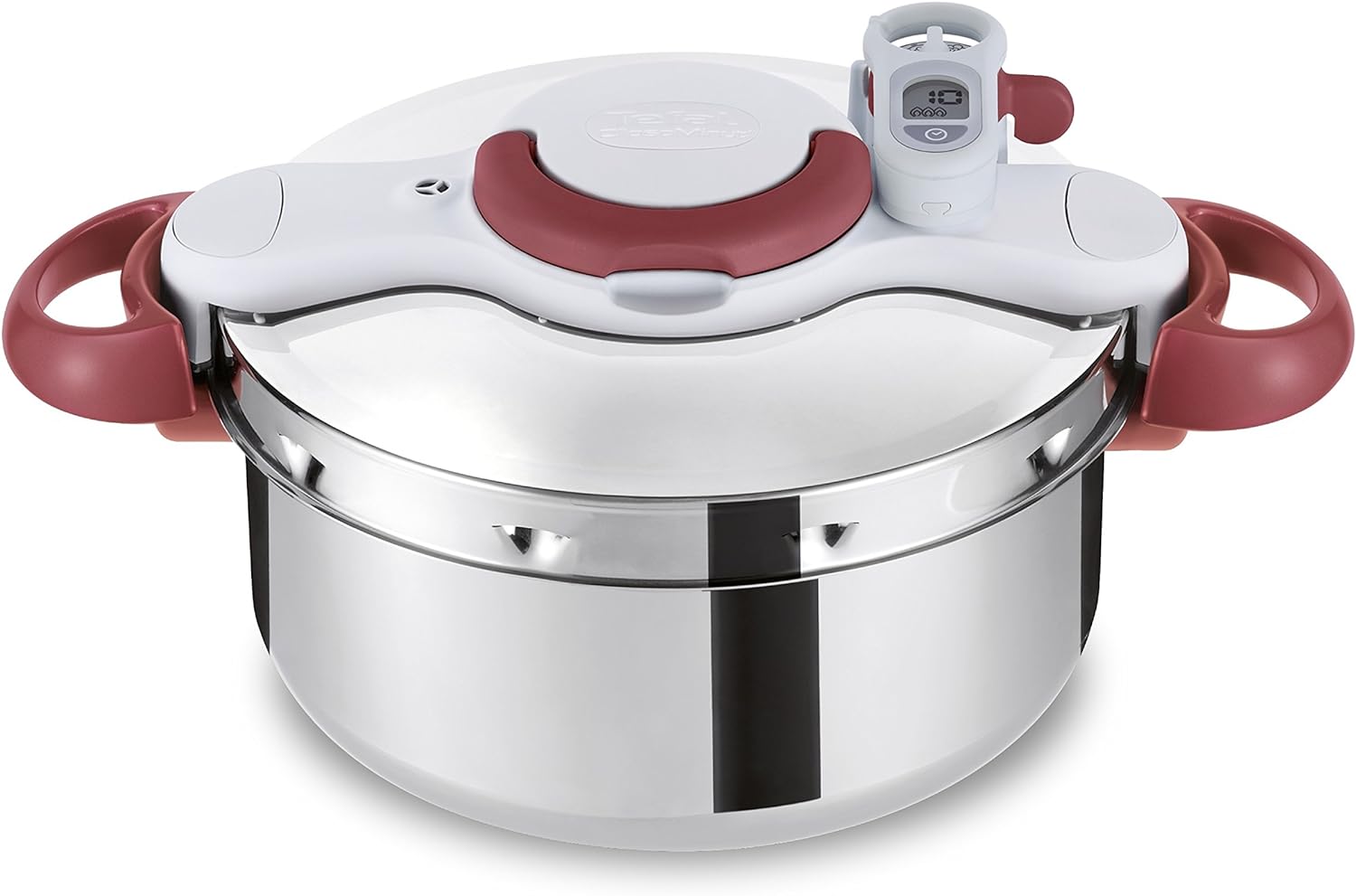 Thumbnail 1 de Tefal Secure 5 Neo Stainless Steel Pressure Cooker (6L) – Induction compatible with 5 safety devices, P2530738