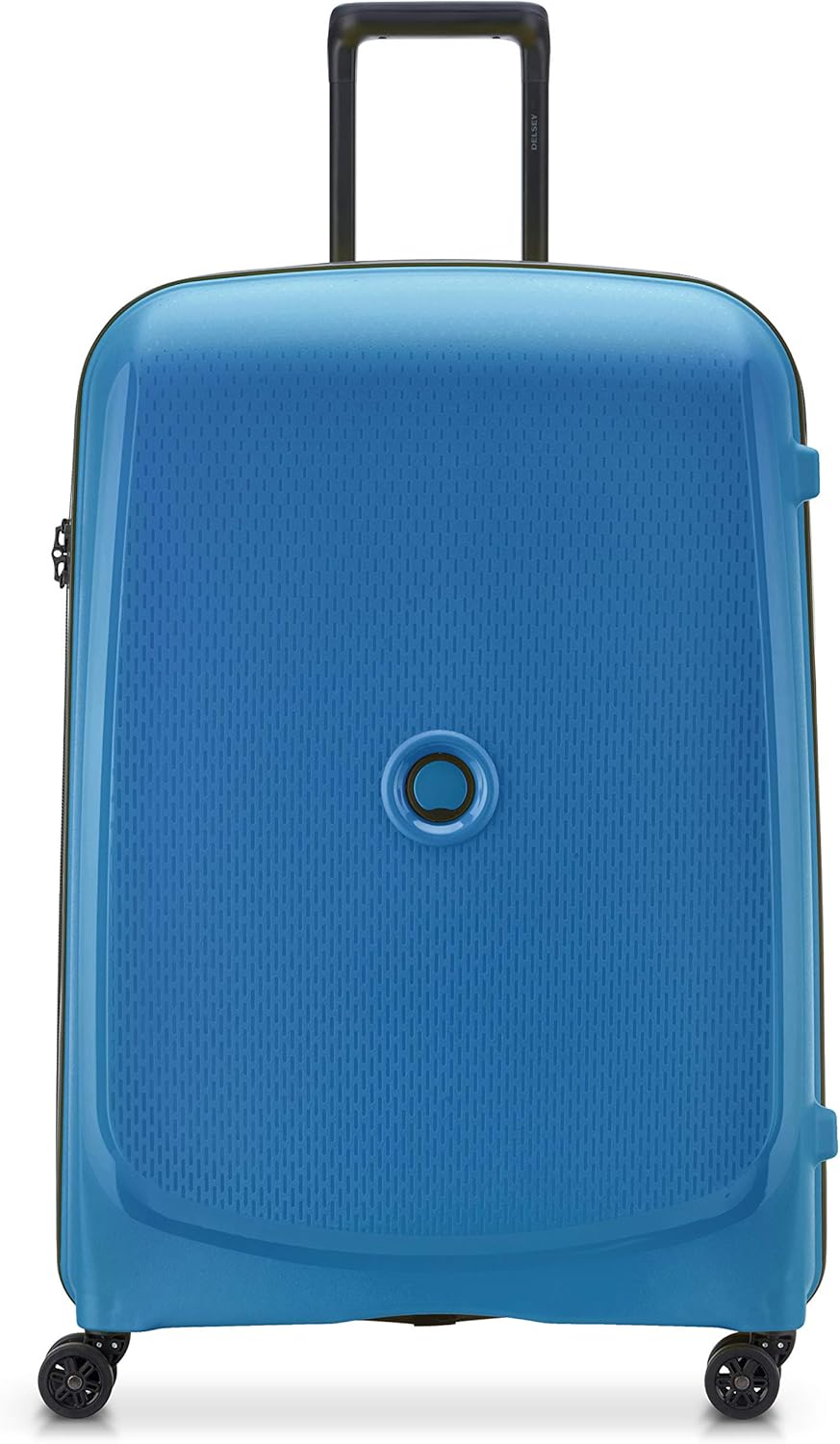 Detalle de DELSEY PARIS Belmont Plus MR — Borsone rigido 76×52×32 cm, 102 L, Blu zinco, Materiale Riciclato