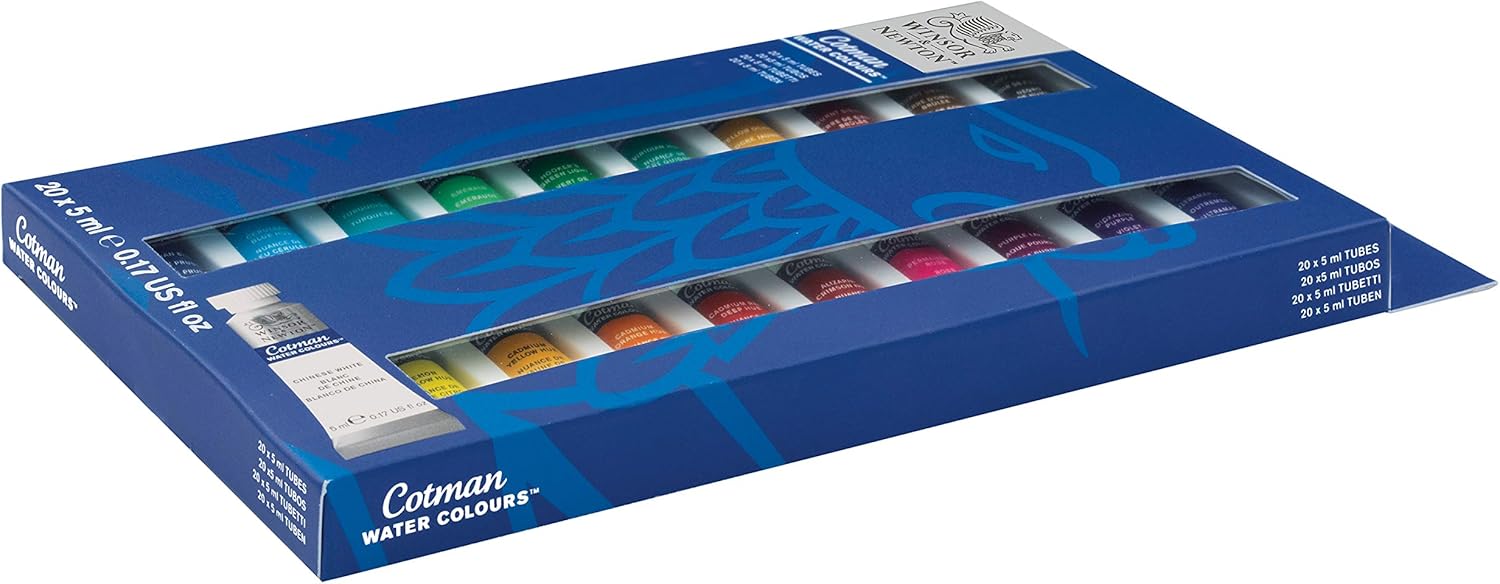 Thumbnail 2 de Winsor & Newton Cotman Aquarelle Set Initiation 20 Tubes de 5ml