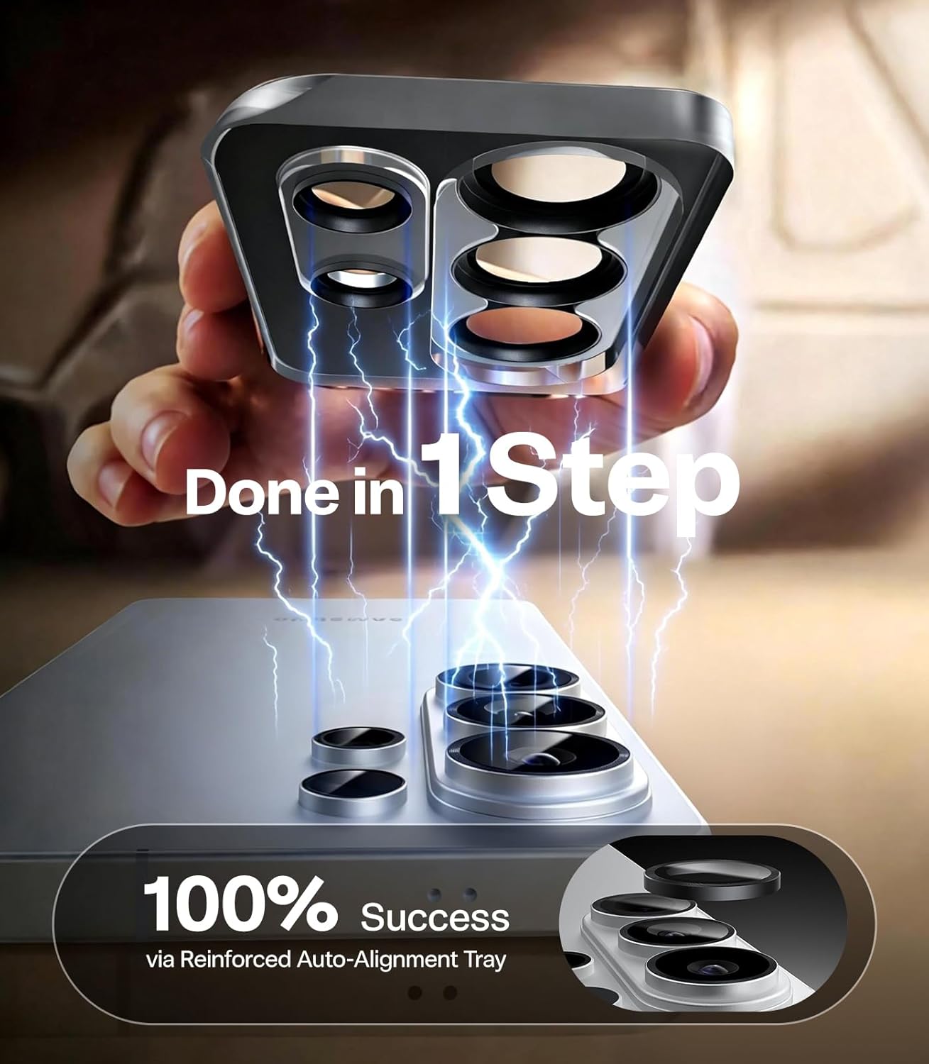 Thumbnail 5 de TORRAS for Samsung Galaxy S26 Ultra Camera Lens Protector (1:1 HD Clear, 9H+), Case Friendly, Anti-Scratch Anti-Fingerprint, Black