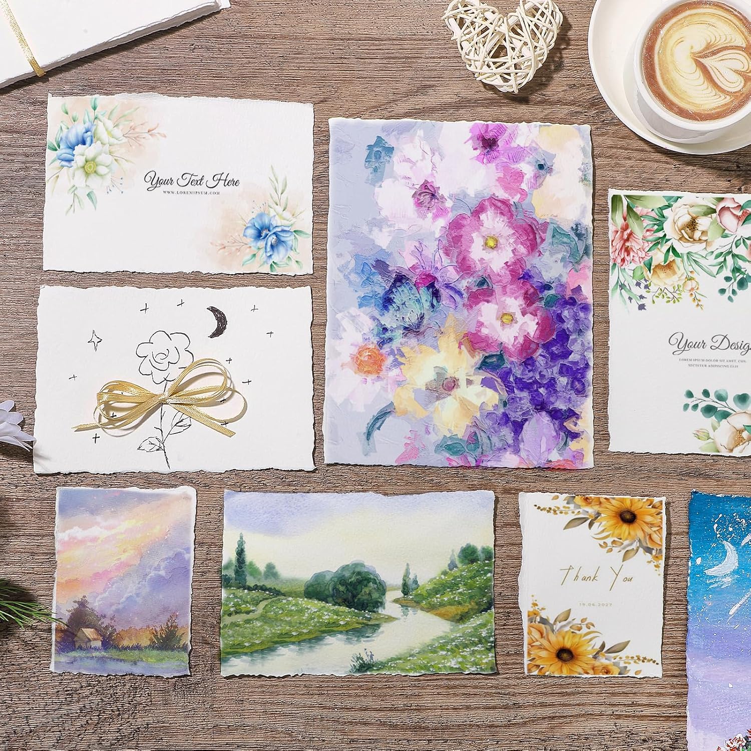 Thumbnail 6 de Prudiut 25 Sheets Cotton Watercolor Paper, 6 x 8