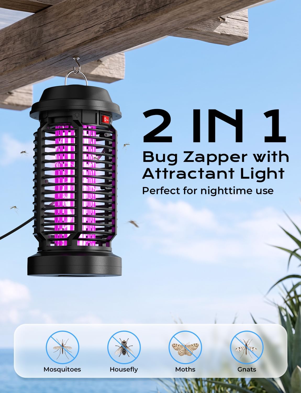 Detalle 2 de YISSVIC Electric Bug Zapper, 15W