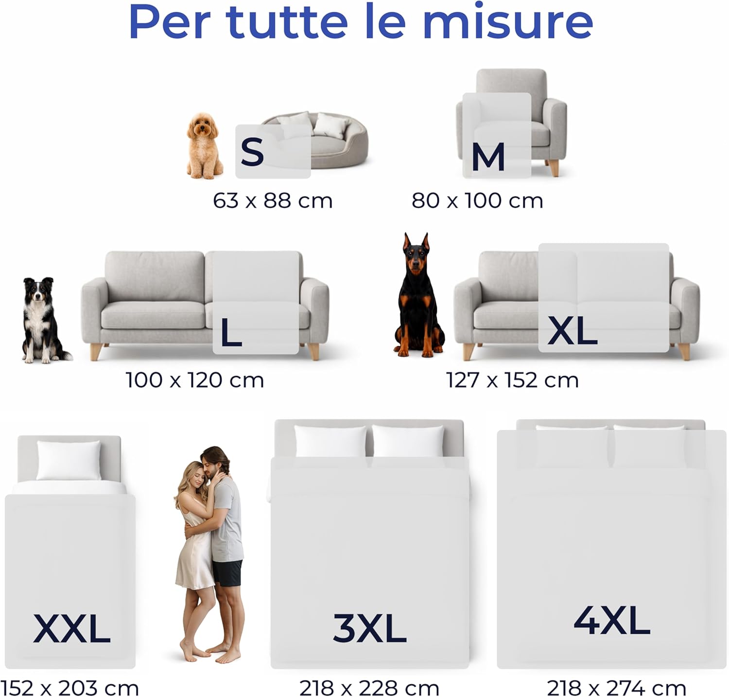 Thumbnail 4 de Dreamzie Coperta Impermeabile 127x152cm: coperta letto/divano reversibile in pile Sherpa, lavabile in lavatrice