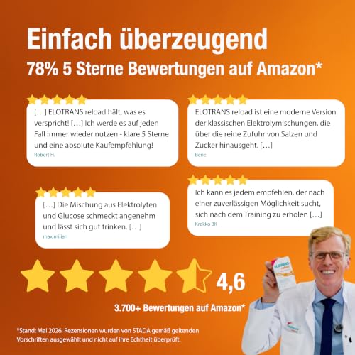 Thumbnail 7 de Elotrans Reload – Isotonische Elektrolyt-Glucose-Mischung (15 Beutel) von Elotrans