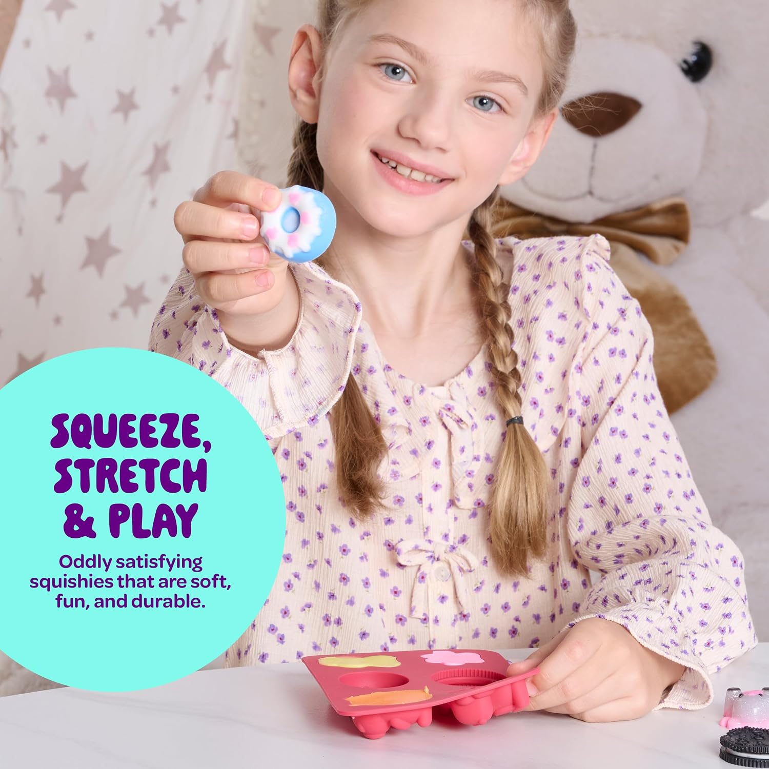 Thumbnail 3 de Dan&Darci Taba Squishy Making Kit for Kids – Craft Your Own Cute Squishies
