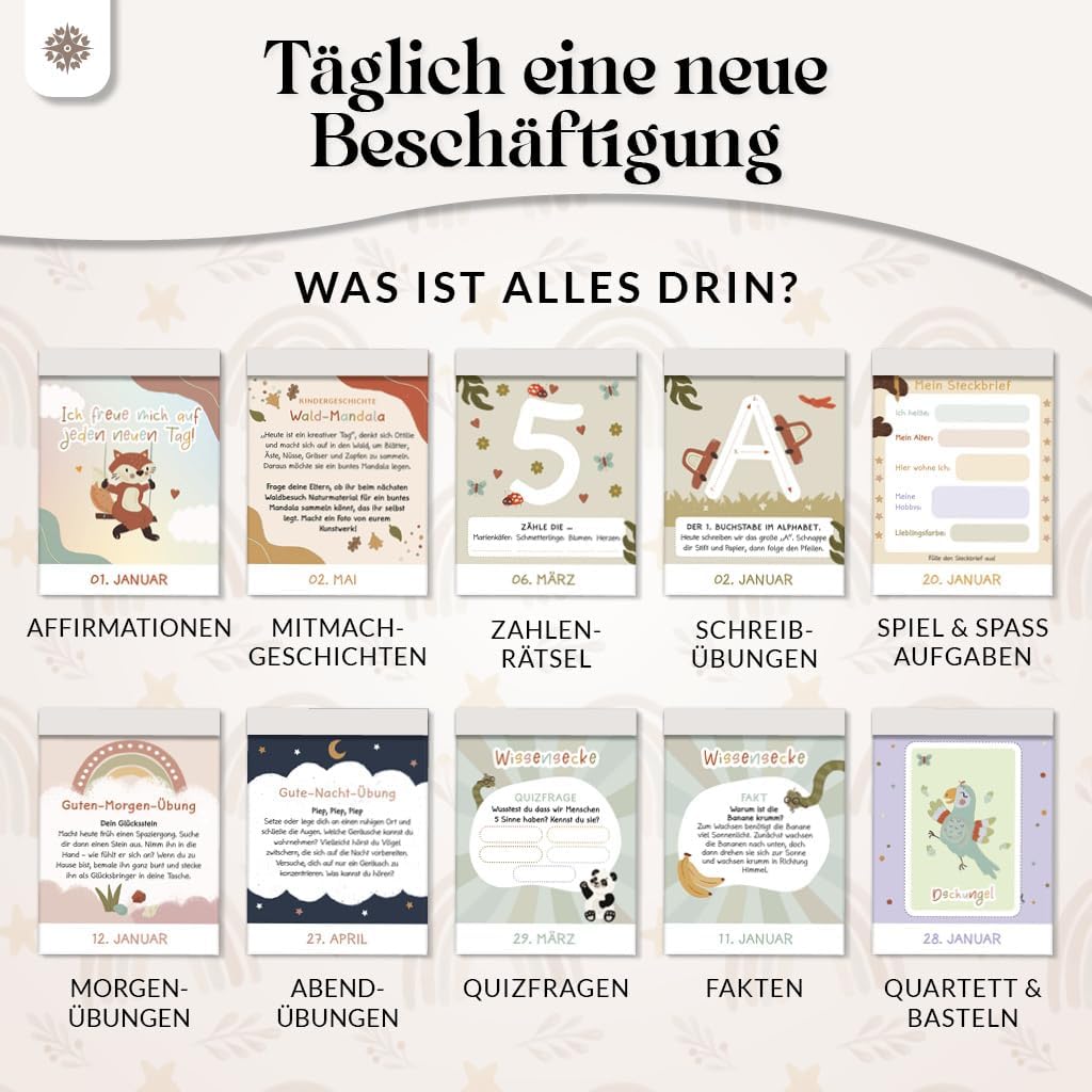 Thumbnail 4 de Lebenskompass Abreißkalender Kinder 365 Tage