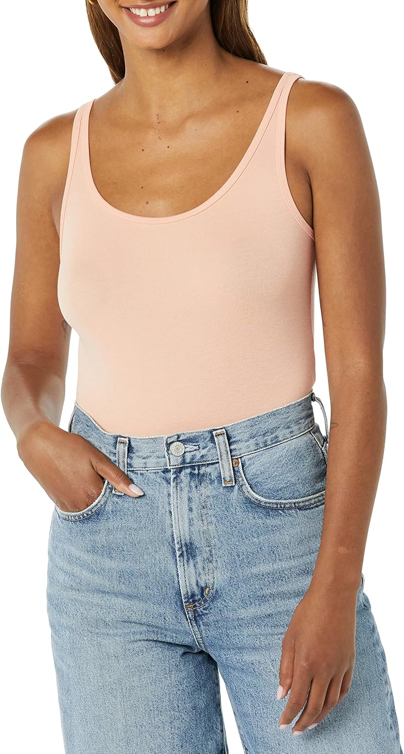 Thumbnail 4 de Amazon Essentials Donna Canotta Slim con Spalline Sottili