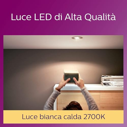Thumbnail 2 de Philips LED Faretti 10 pezzi GU10, equivalenti a 50W, Luce Bianca Calda – sostituzione lampade tradizionali