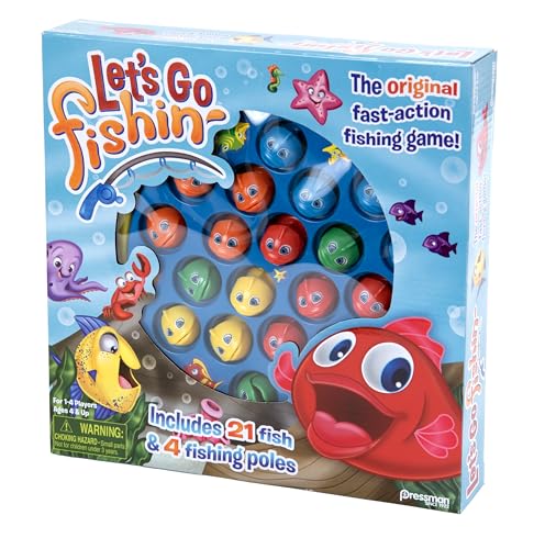 Thumbnail 5 de Let's Go Fishin' Game by Pressman — The Original Fast-Action Fishing Game