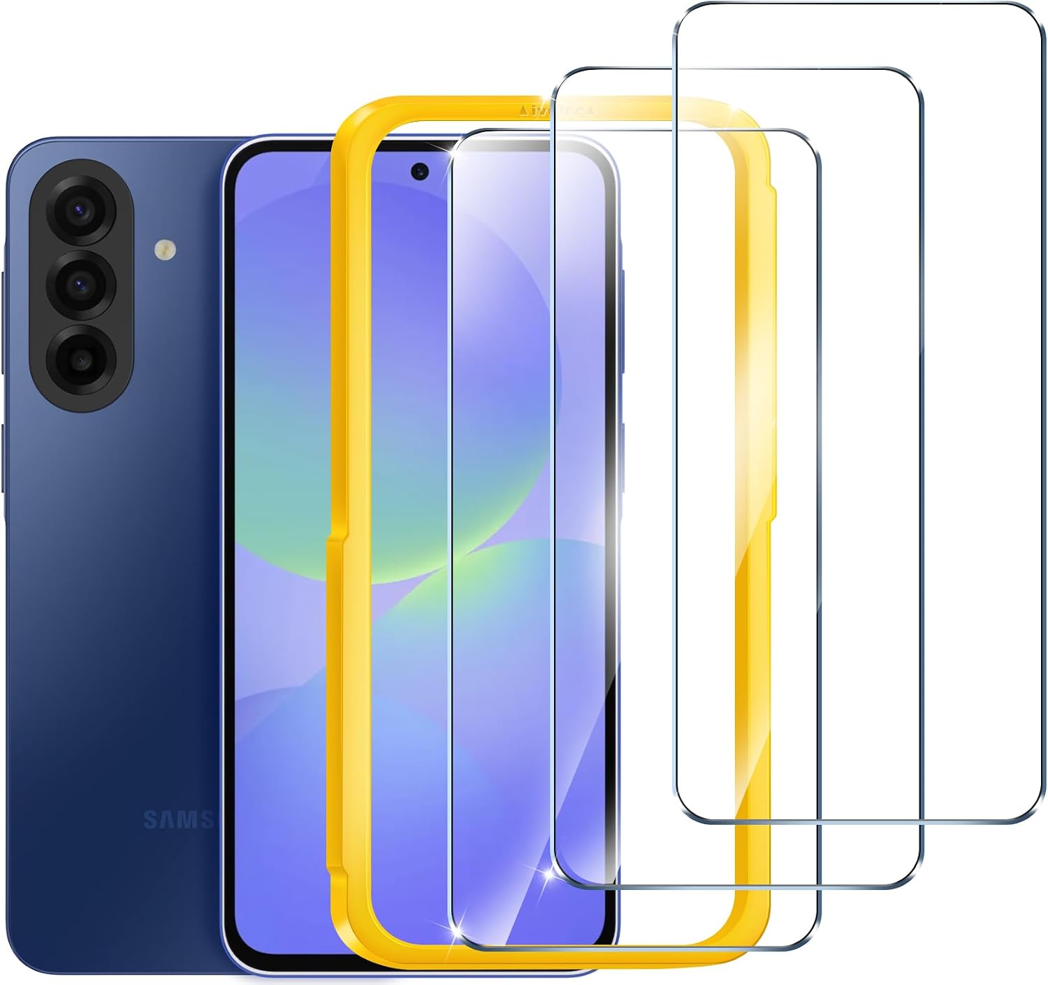 ivoler Verre Trempé pour Samsung Galaxy A57 5G (2 pack) – 9H, anti-rayures, pose sans bulles