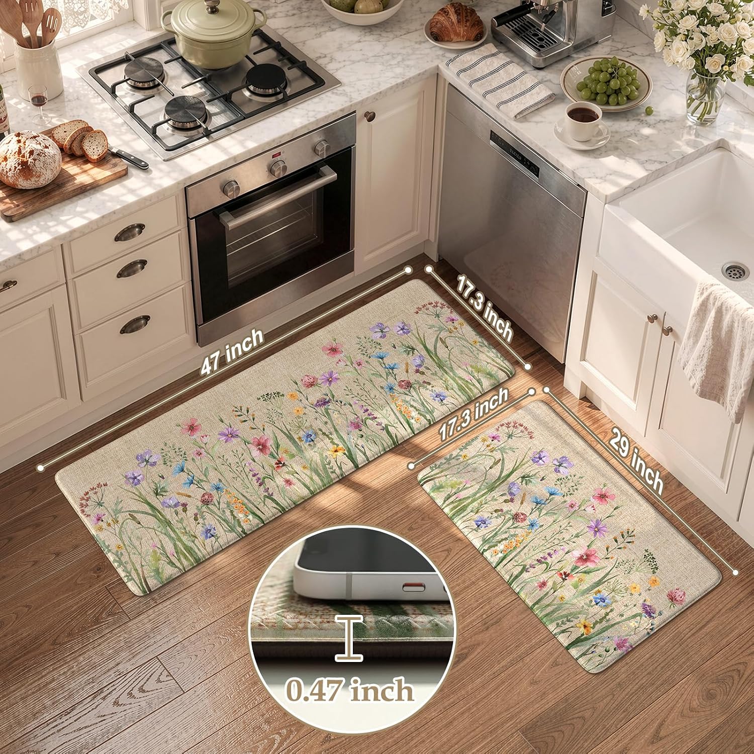 Thumbnail 2 de KIMODE Anti-Fatigue Kitchen Mat 12mm comfort