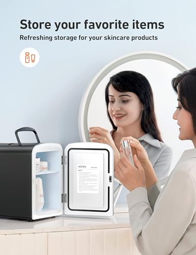 Detalle de AstroAI Mini Fridge 4 Litre / 6 Can: Portable AC+DC Cooler (Black)