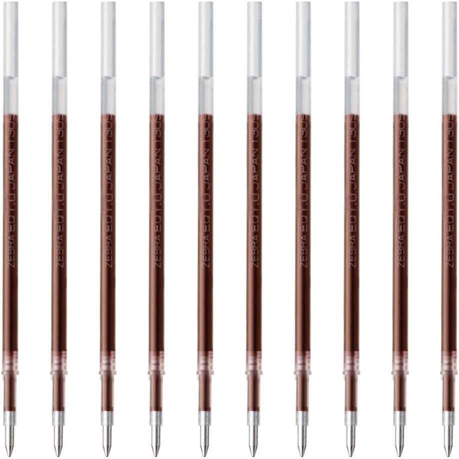 Detalle 2 de ゼブラ B-REQ10-R スラリ用油性ボールペン替芯 1.0 赤 10本入り