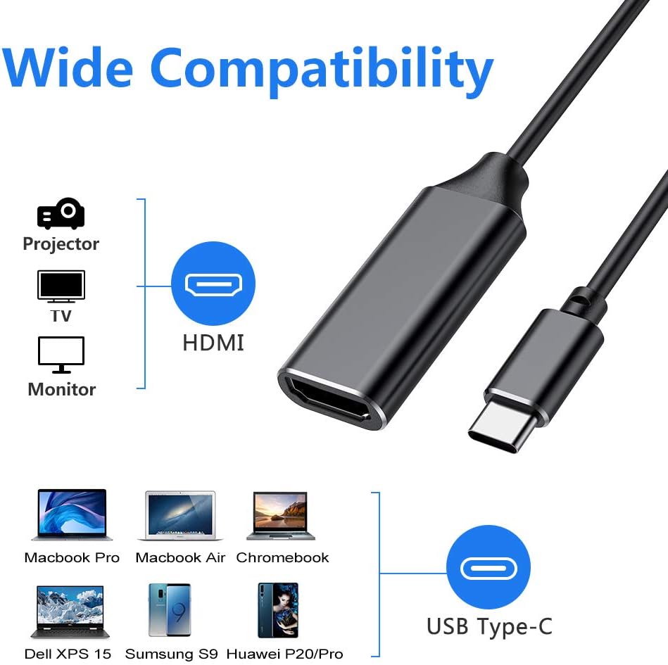 Thumbnail 3 de USB C to HDMI Adapter 4K — Video Audio Output