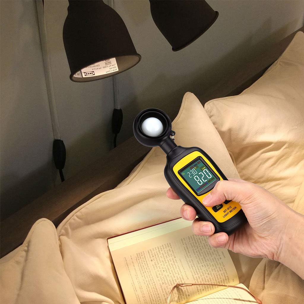Thumbnail 3 de Handheld Digital Light Meter with Ambient Temperature (0–200,000 Lux)