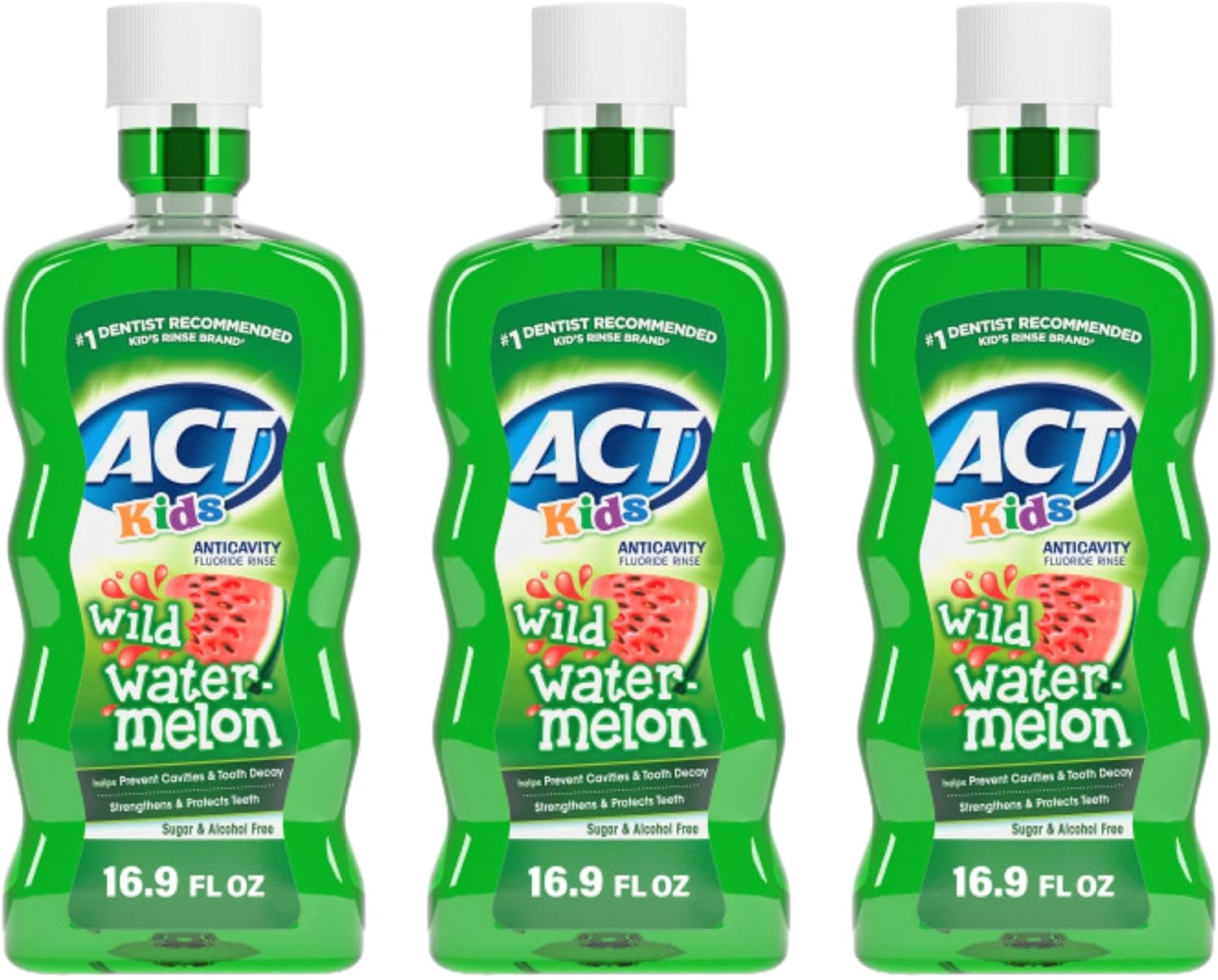 Detalle de ACT Kids Fluoride Mouthwash, 16.9 fl oz