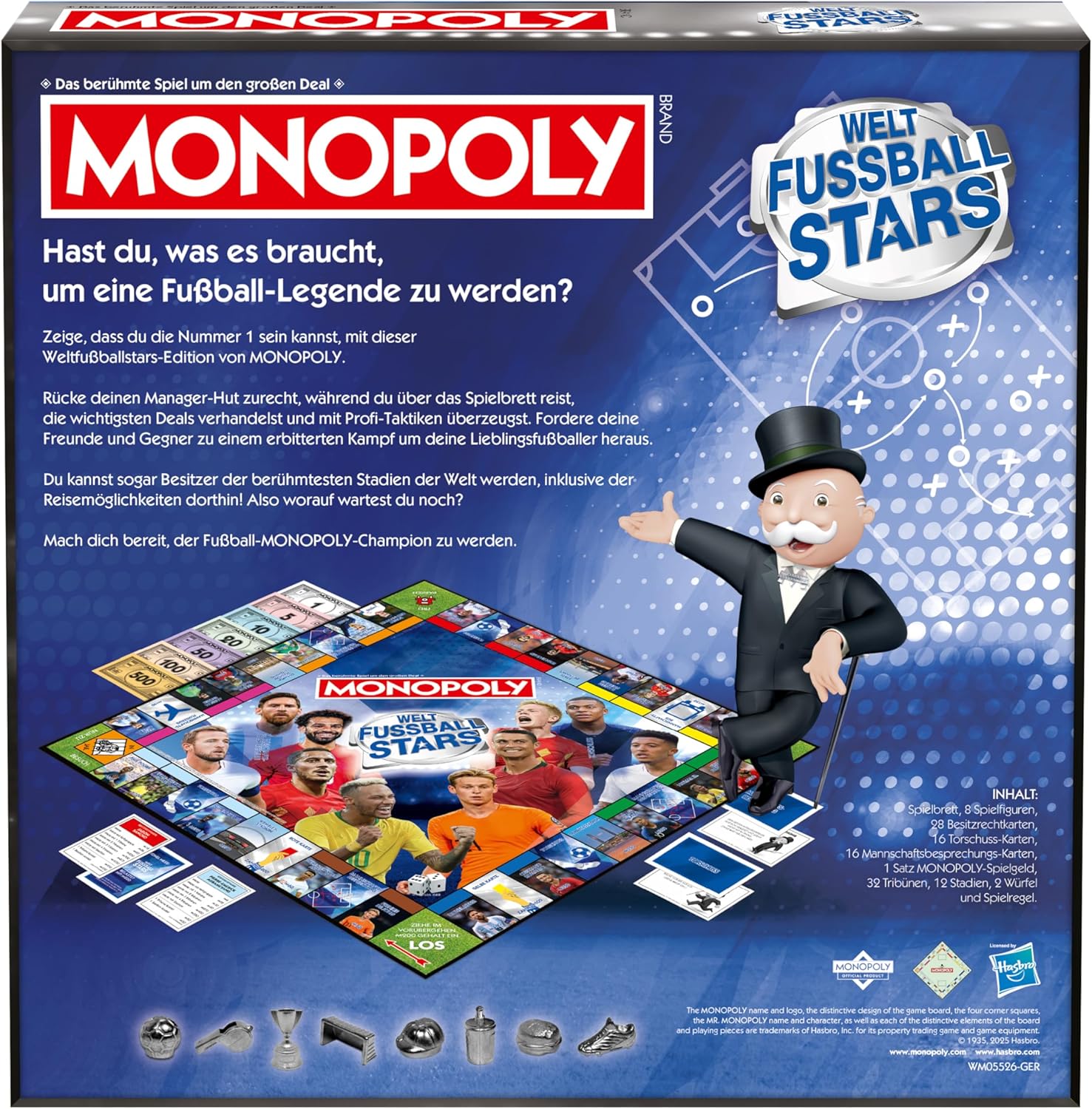 Detalle de Winning Moves Monopoly Weltfussball Stars Edition – Monopoly Spiel für Fans