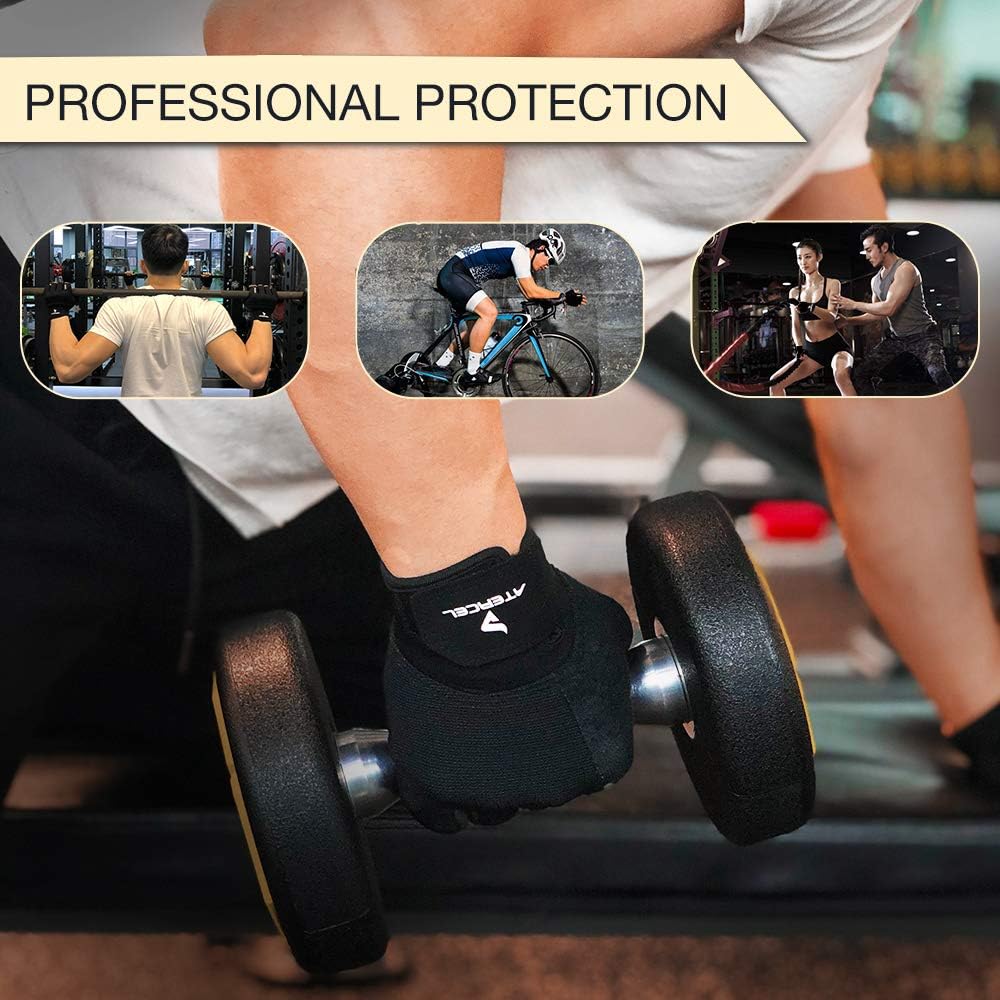 Thumbnail 4 de ATERCEL Guantes Gimnasio para levantamiento