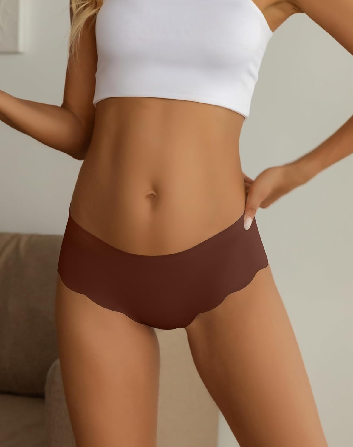 Detalle 2 de Dawnrole sous-vêtements femmes sans couture KNickers