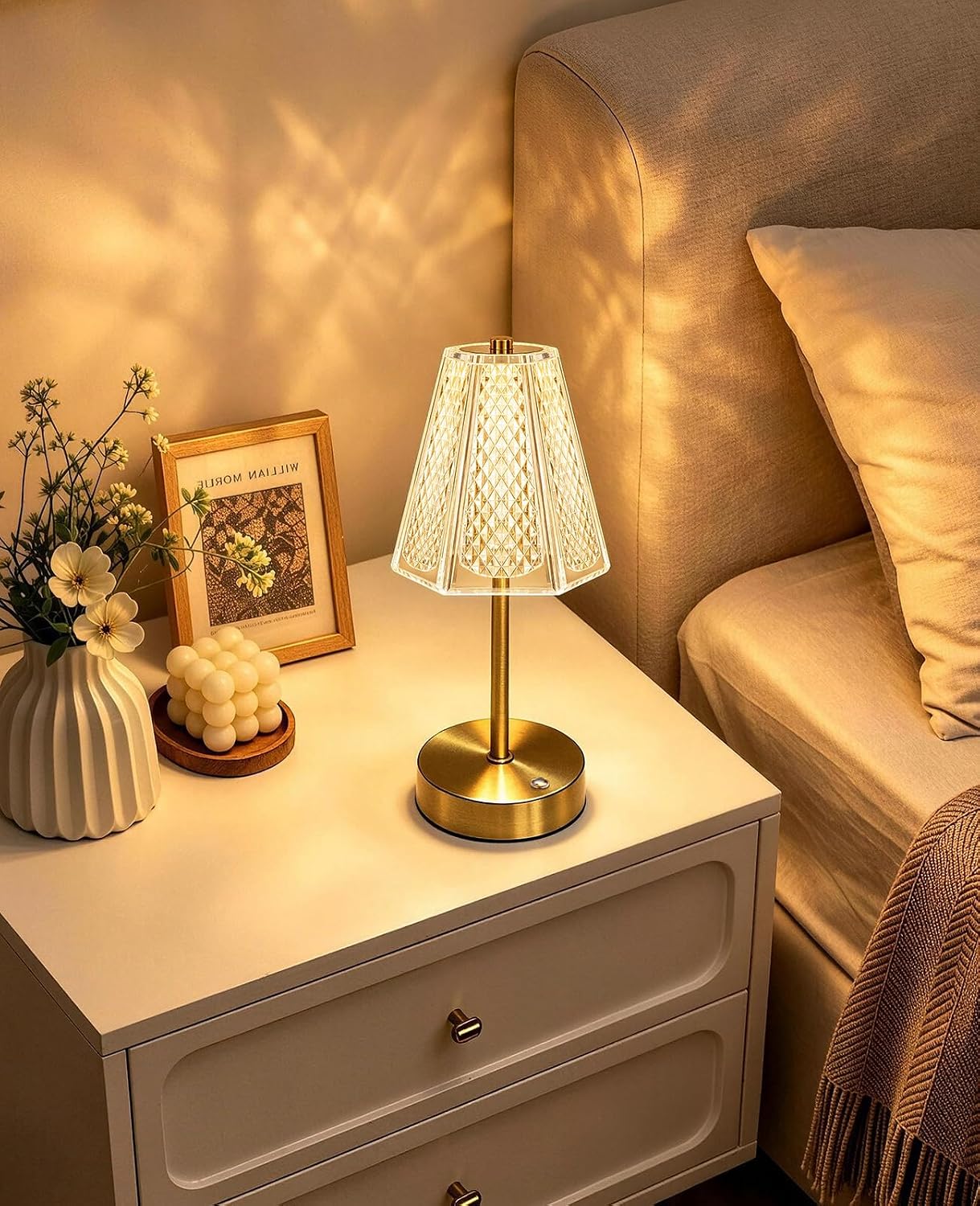 Thumbnail 6 de Rechargeable Table Lamp with 5200mAh Battery — Cordless, Touch Control and 3 Colour Options