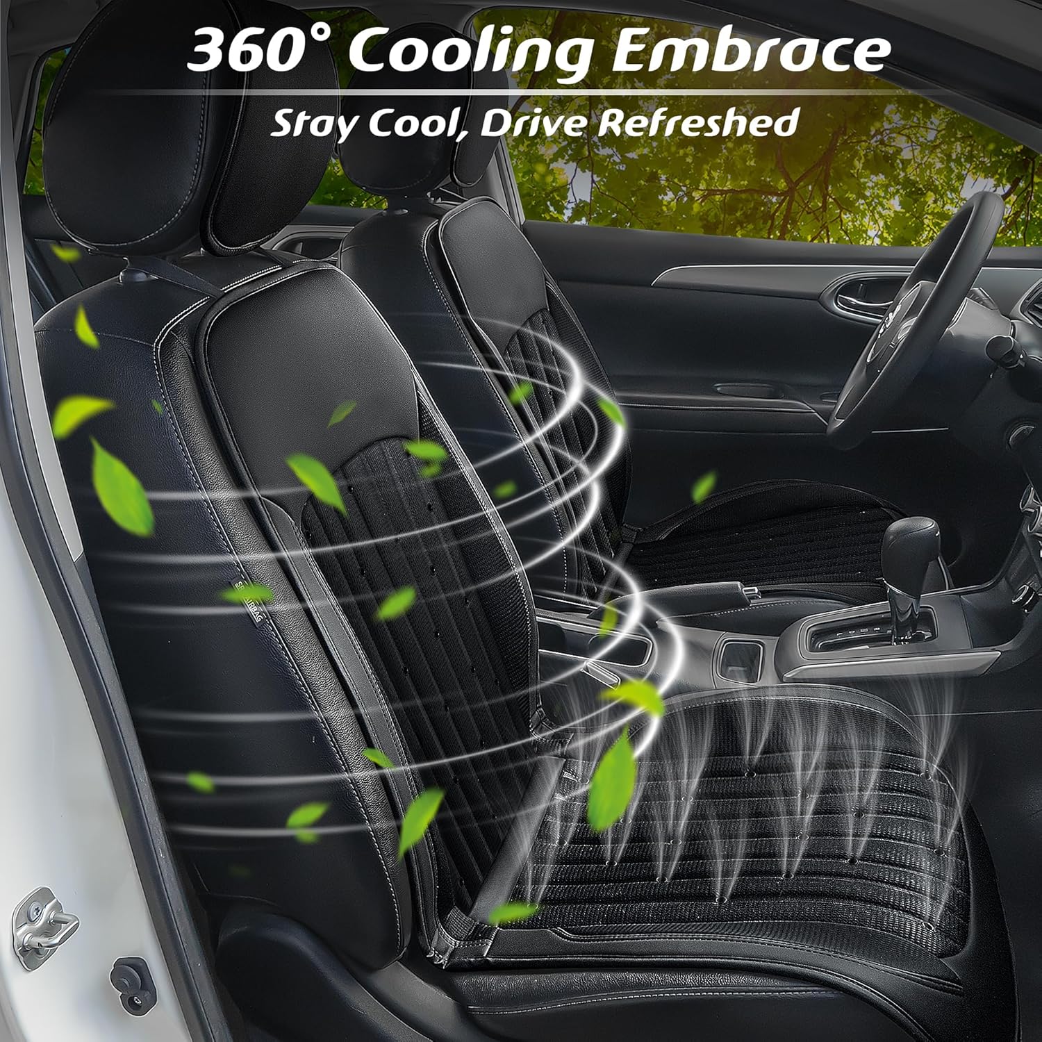 Detalle de Paffenery 2026 Upgraded Cooling Car Seat Cover Front Seat