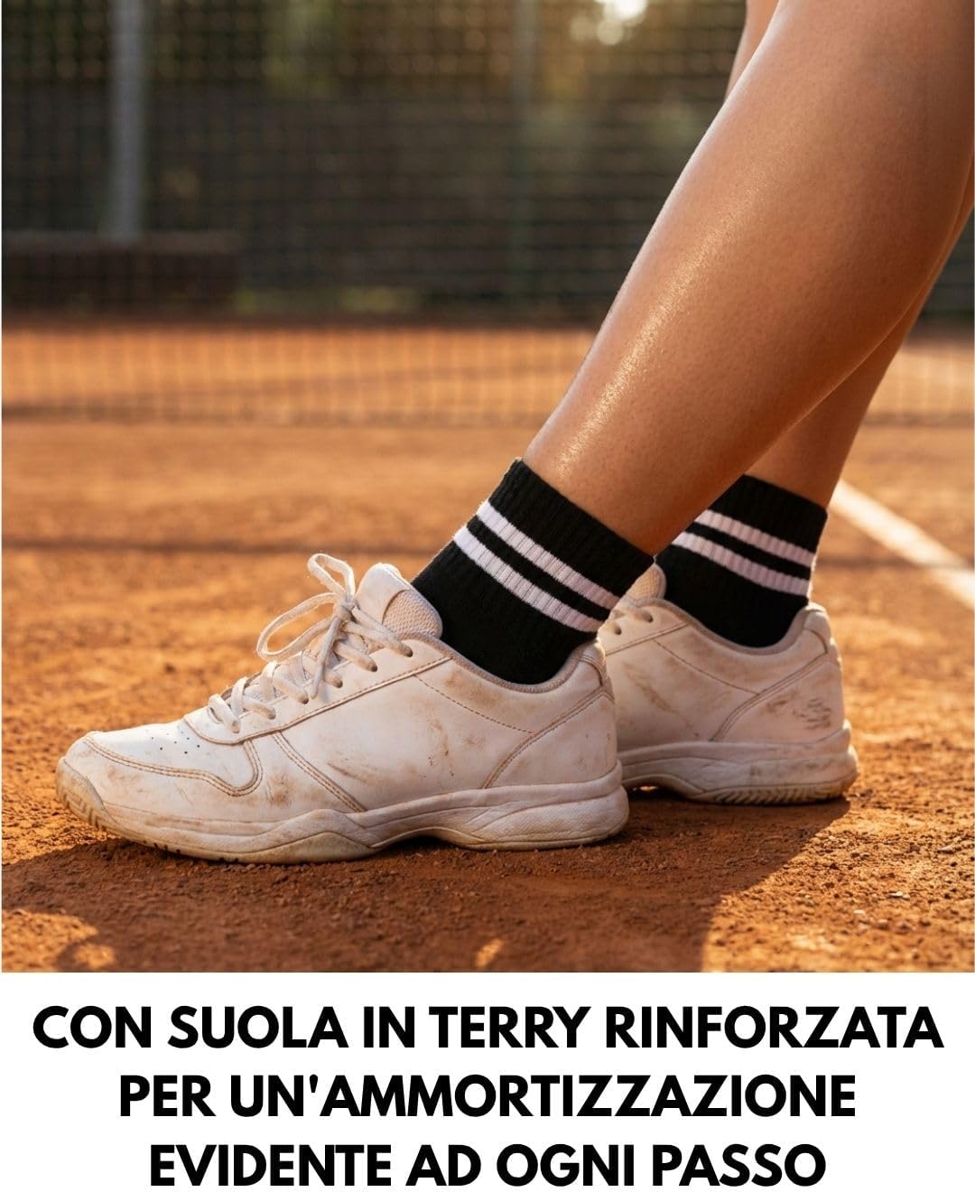 Detalle de sockenkauf24 – 10 Paia Calze Sportive da Tennis Quarter Rinforzate, Uomo e Donna