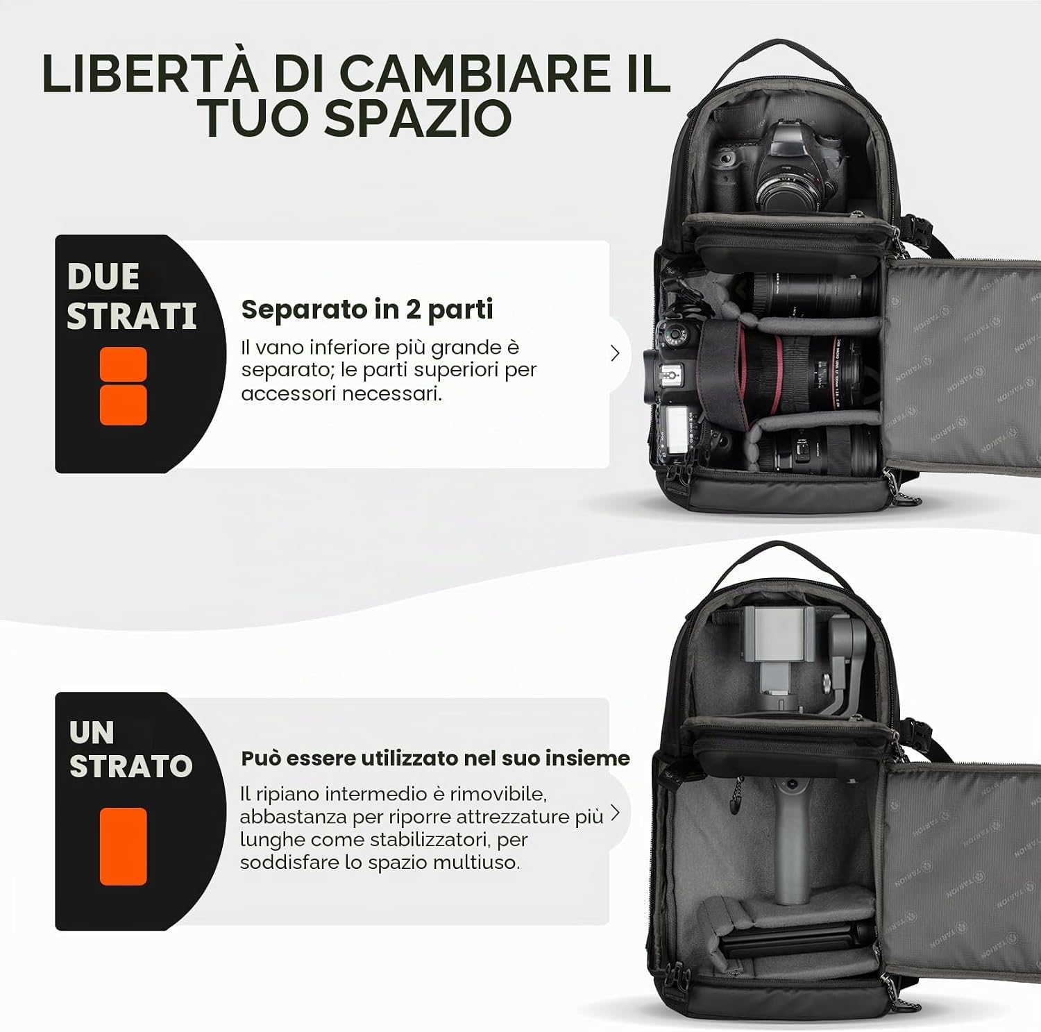 Thumbnail 5 de TARION Borsa Fotografica Monospalla