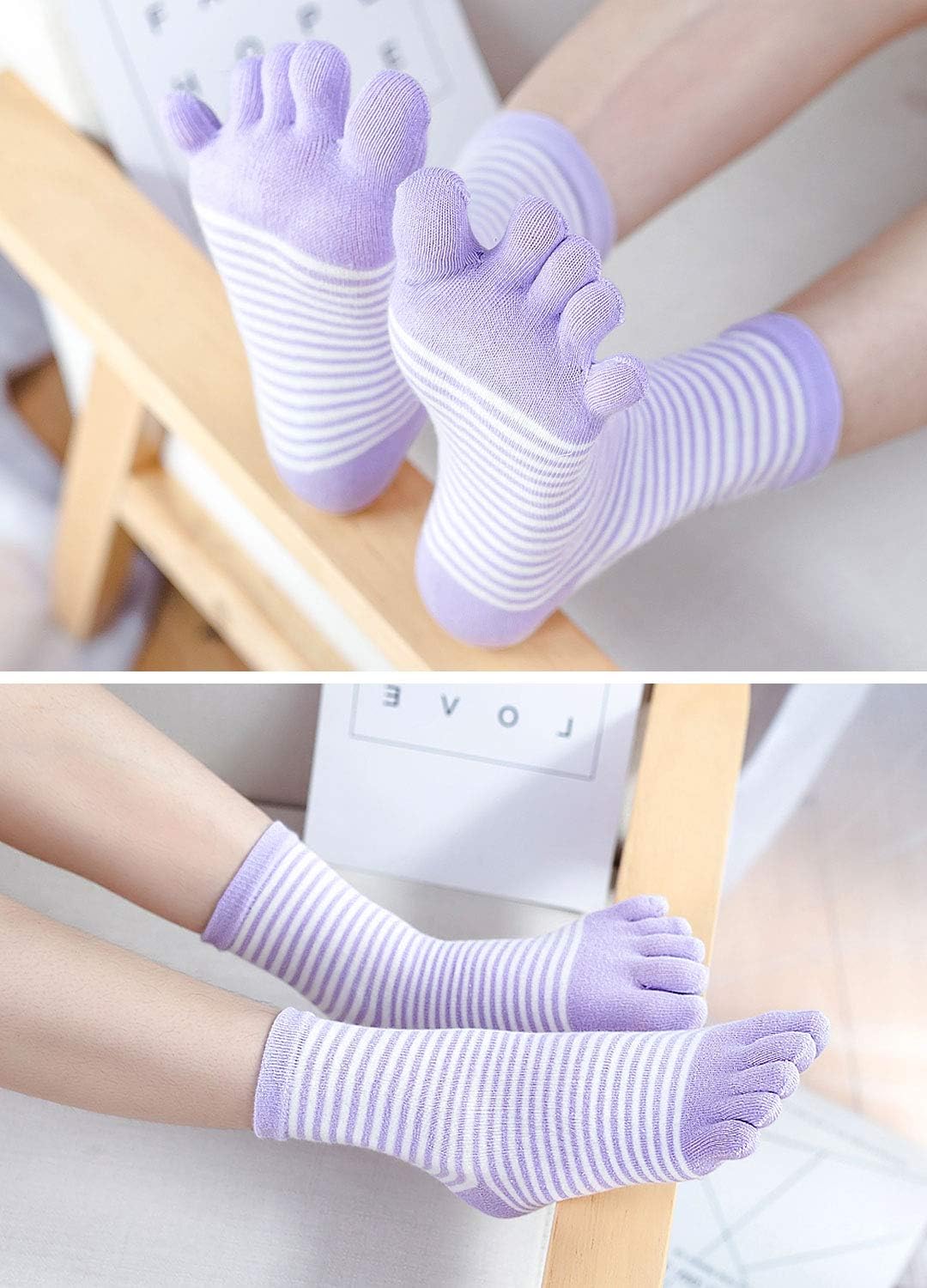 Detalle 2 de Chaussette à Doigts Femme 4/5 paires 36-41
