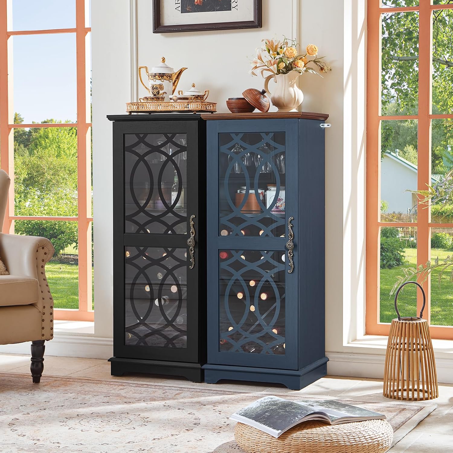 Thumbnail 6 de Joaxswe Wine Bar Cabinet, 43-inch