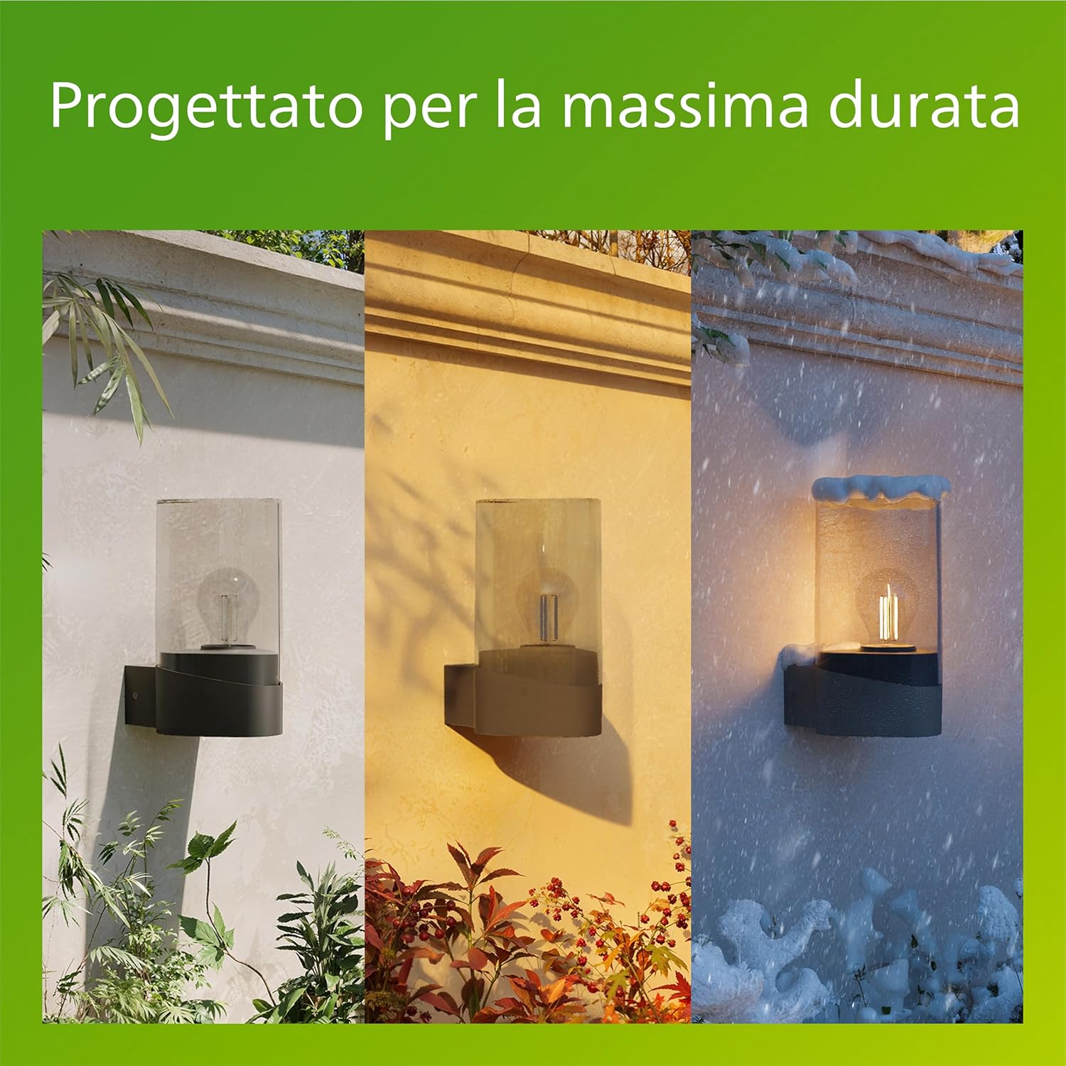 Thumbnail 5 de Philips Nayl applique da esterno grigio antracite, 840 lm, 2700 K, PowerShield, IP44