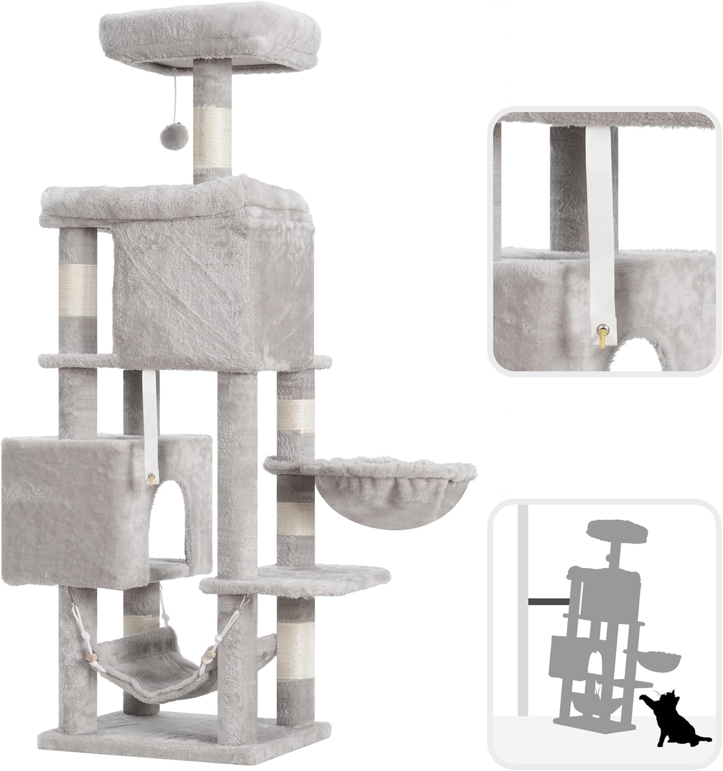 Thumbnail 6 de Heybly Árbol para Gatos 145 cm