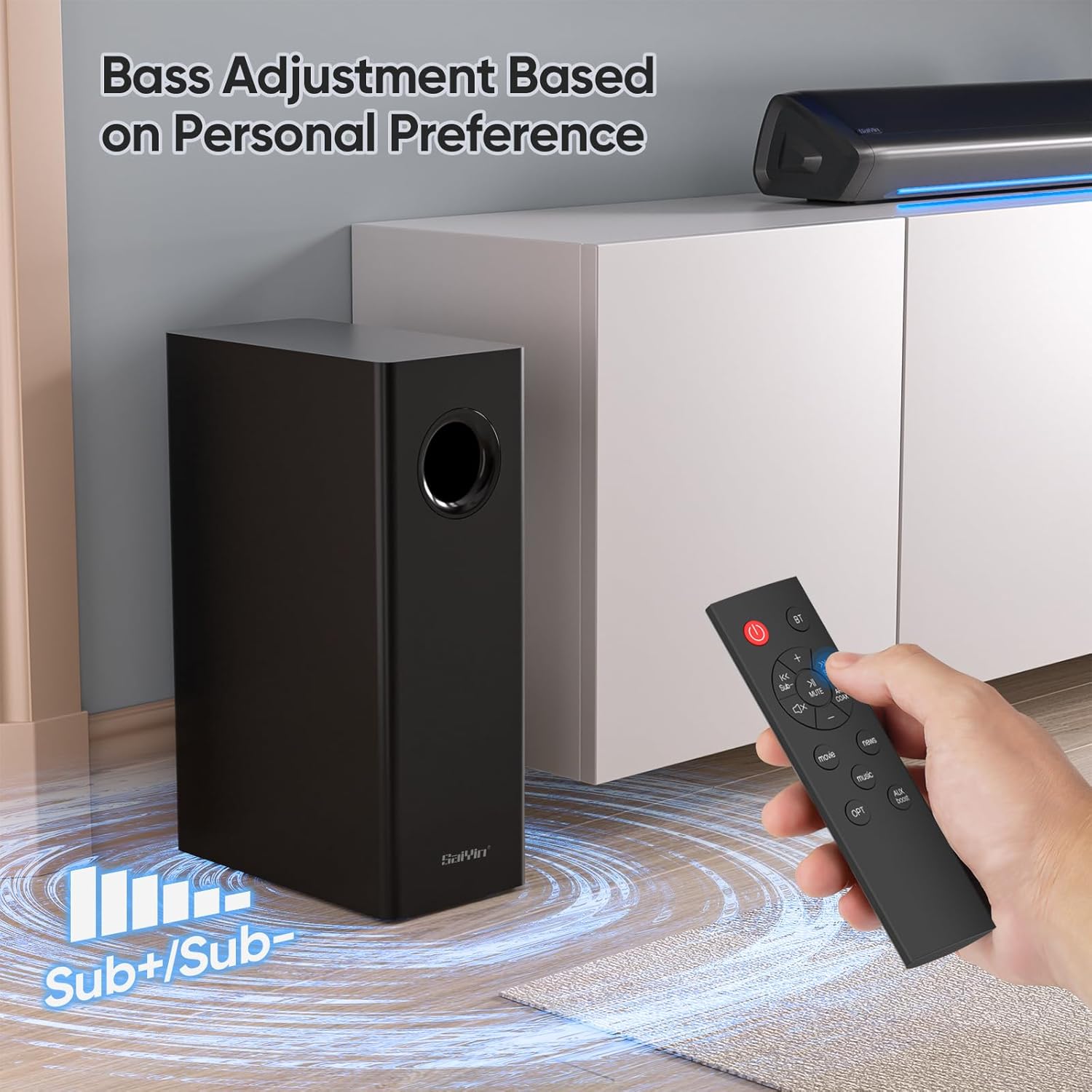 Thumbnail 1 de Saiyin 17-inch 2.1ch Soundbar with Subwoofer