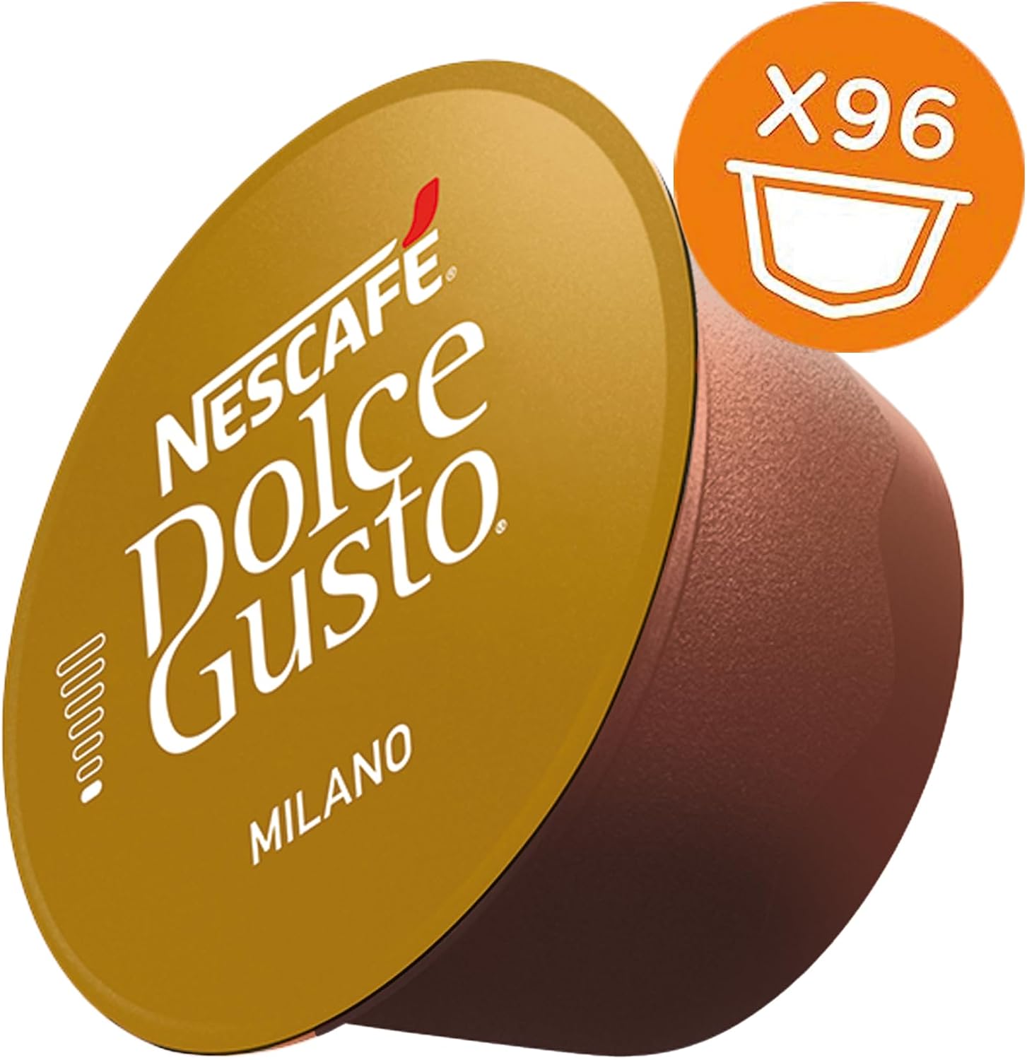 Detalle de NESCAFÉ Dolce Gusto Espresso Milano Caffè – 96 capsule compatibili (6 confezioni da 16)