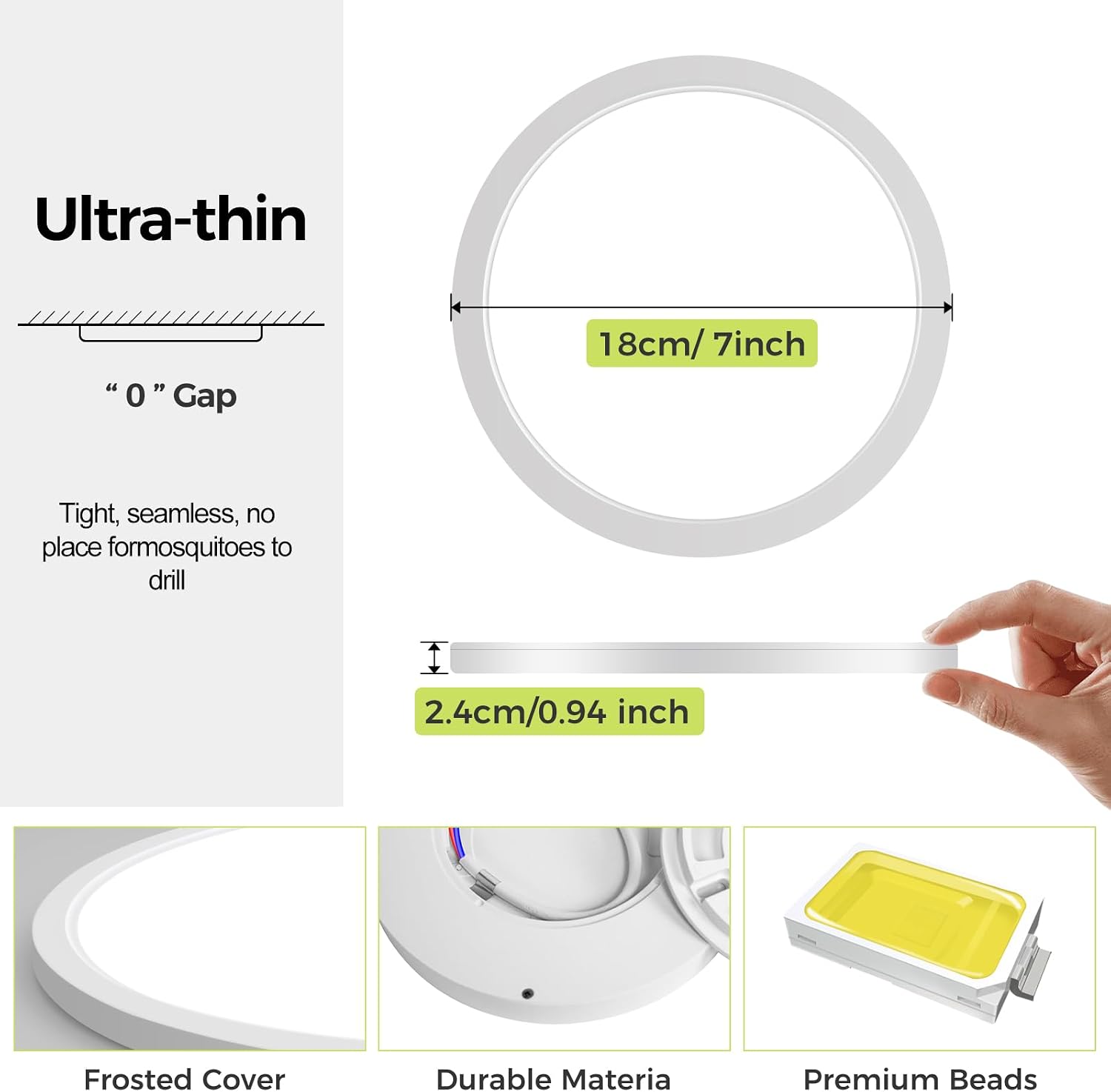 Thumbnail 2 de hepside Plafón LED Techo Cocina 15W 1800LM