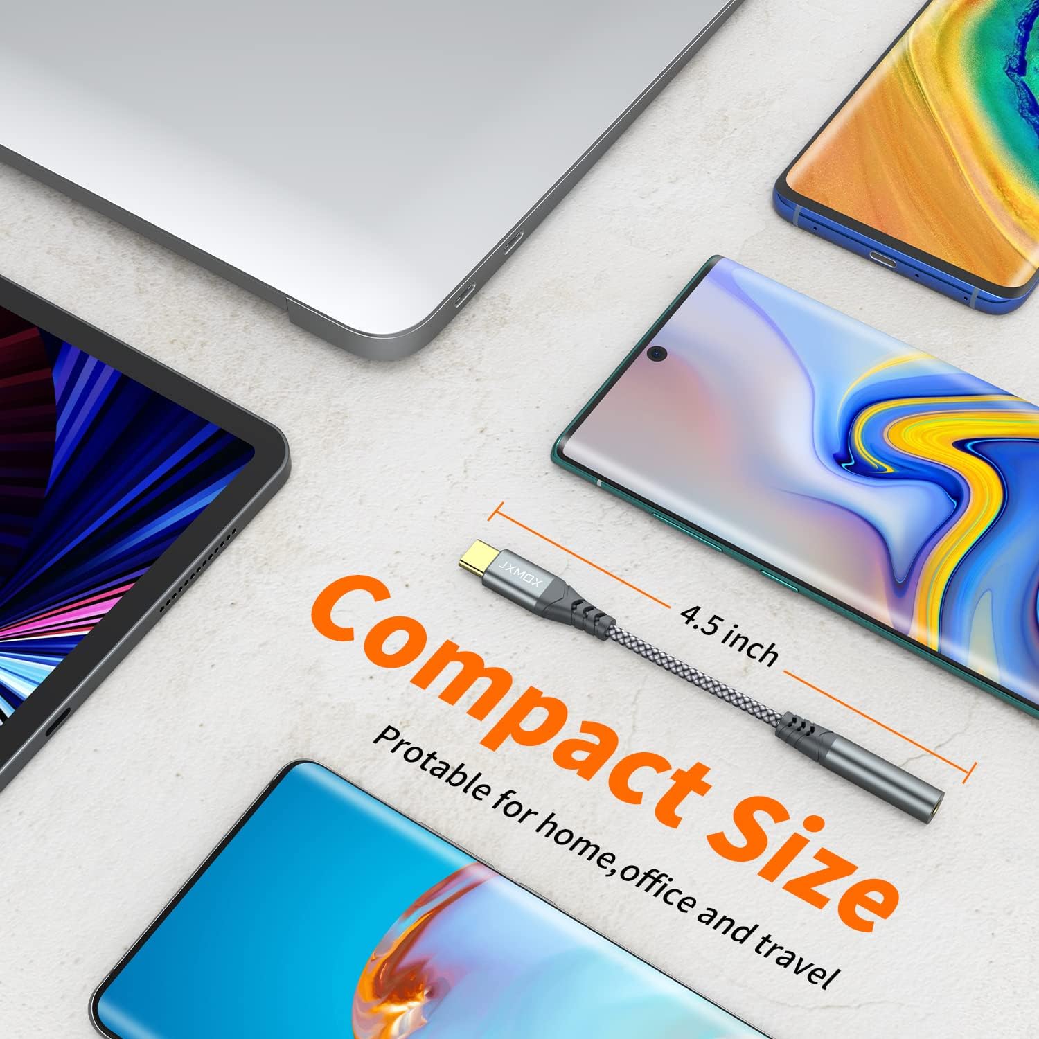 Thumbnail 5 de JXMOX USB C to 3.5mm Adapter 12000+