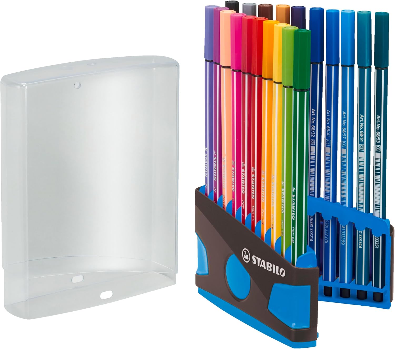 Detalle de STABILO Premium-Filzstift Pen 68 ColorParade – brillante Farben, robuste Spitze