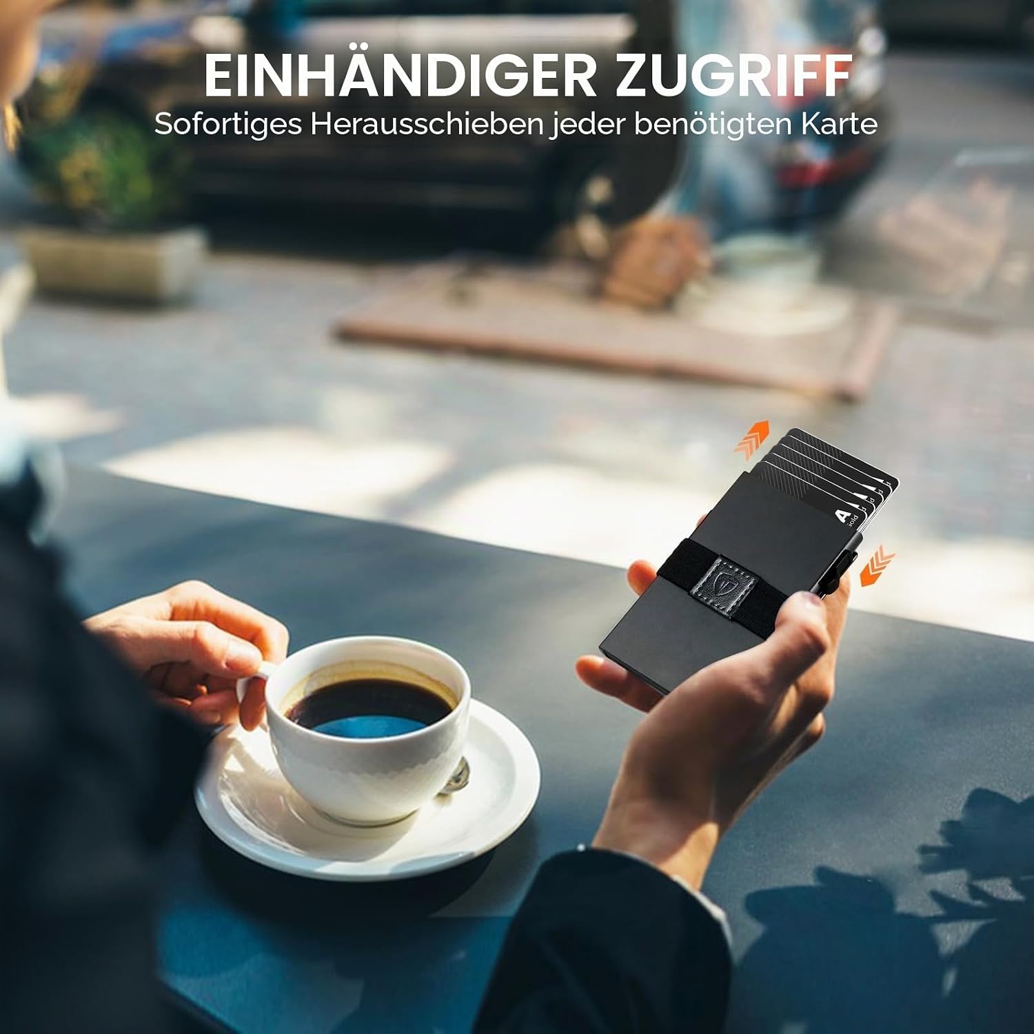 Detalle de TOYFID Kartenhalter 12 Karten RFID Blocker