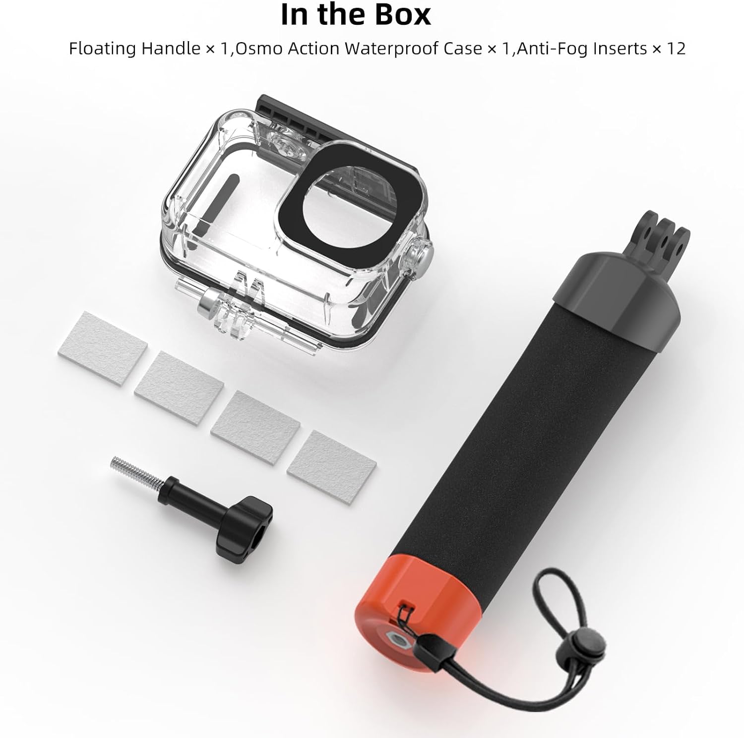 Thumbnail 6 de Vkesen Osmo Action Accessories Kit: Floating Handle + Waterproof Case for Osmo Action 3–5 Pro