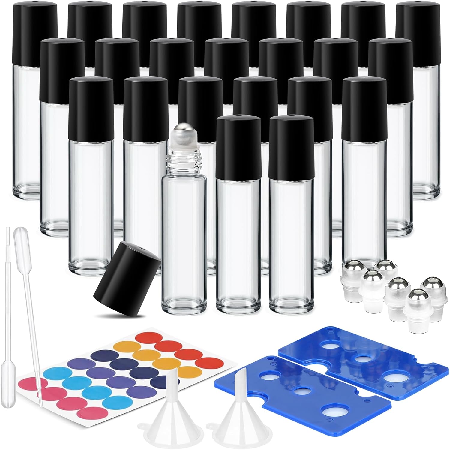 Detalle de ComSaf 24 Pcs flacons roll‑on 10 ml