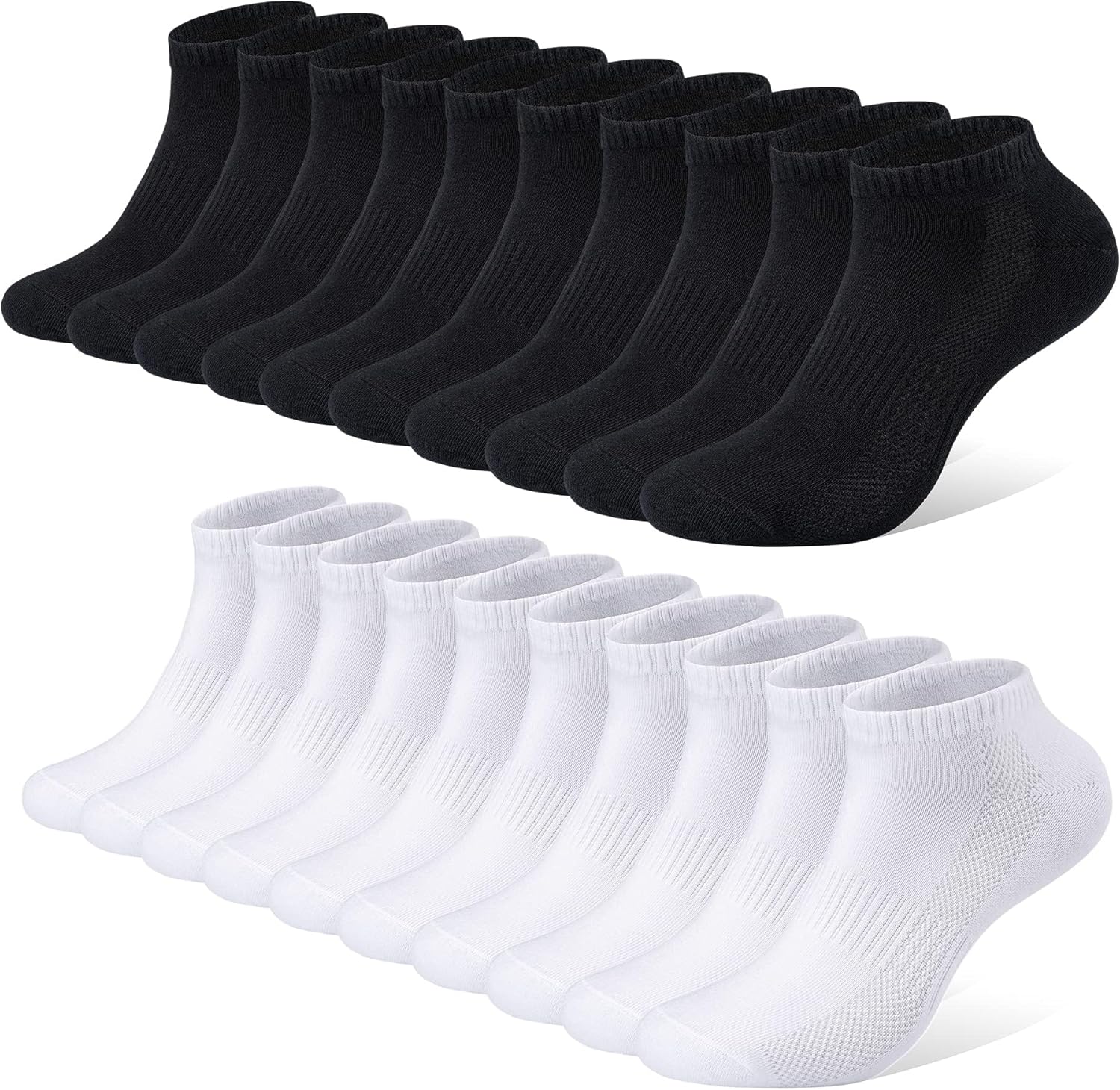 Thumbnail 6 de FALARY Chaussettes Basses en Coton – 10 Paires Homme/Femme pour Sport