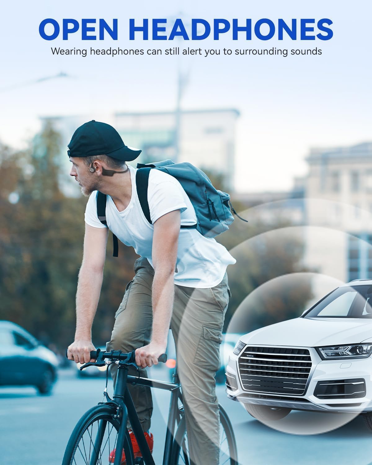 Thumbnail 6 de Monodeal bone conduction headphones Bluetooth 5.3