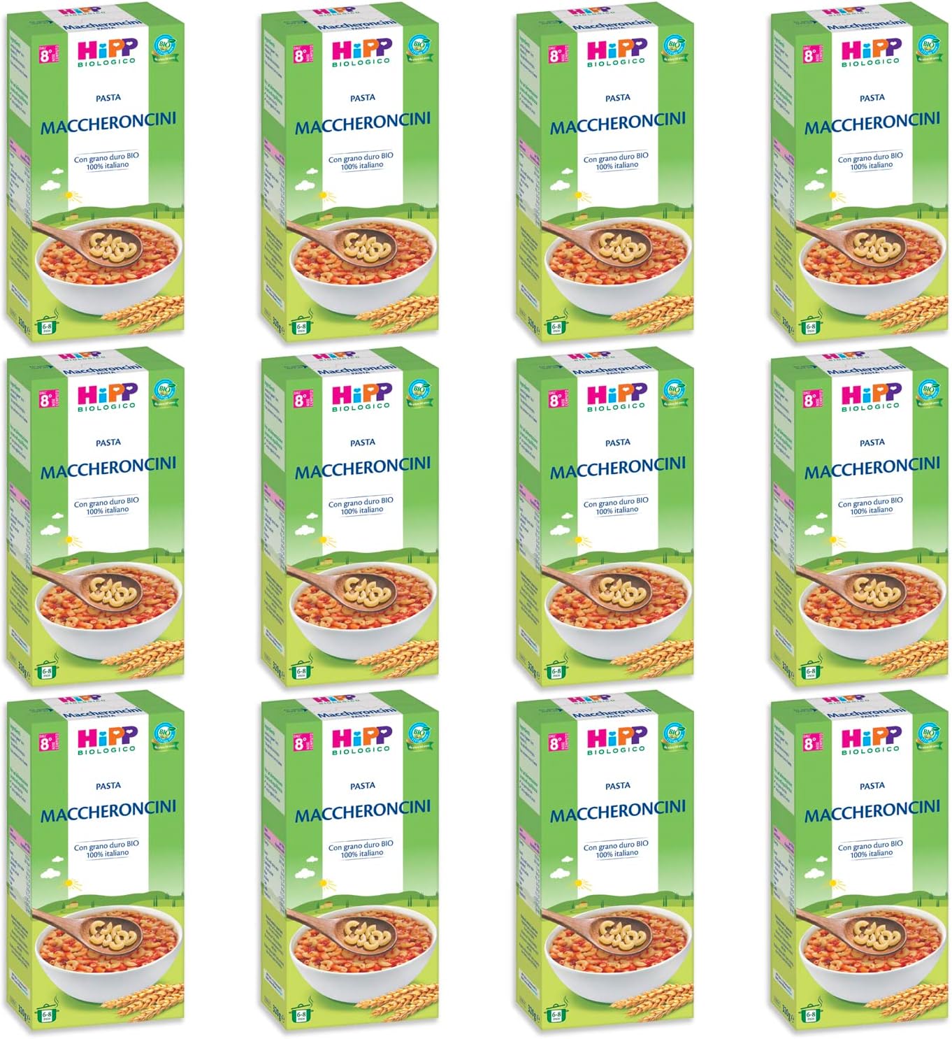 Thumbnail 6 de HiPP Pastina Bio, Anellini – 12 Confezioni da 320 g (3840 g) – Biologico