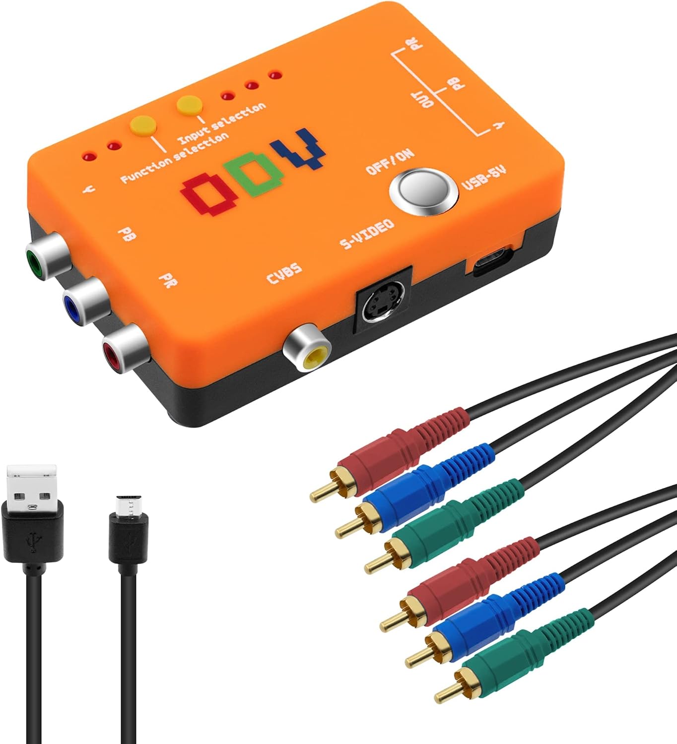 Detalle de Mcbazel ODV-II Convertisseur Component (CVBS/S-Video) vers YPbPr pour rétro gaming et OSSC