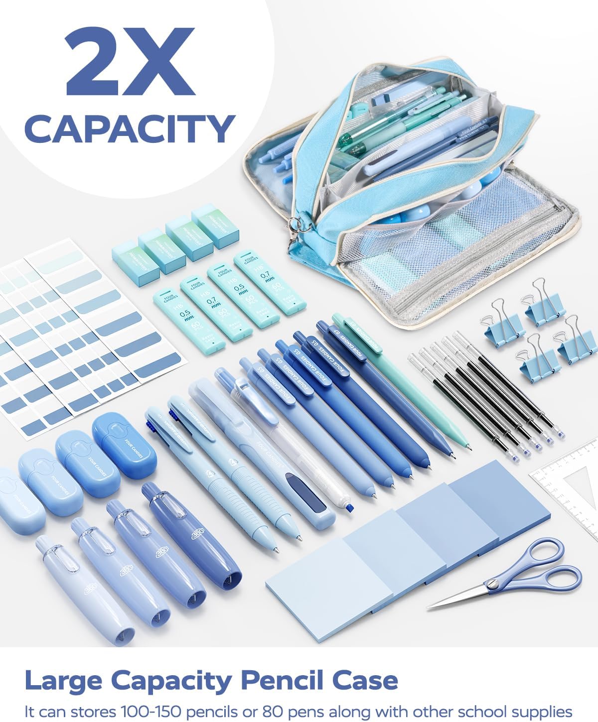 Thumbnail 6 de Four Candies Aesthetic School Supplies: All-in-One Back-to-School Set