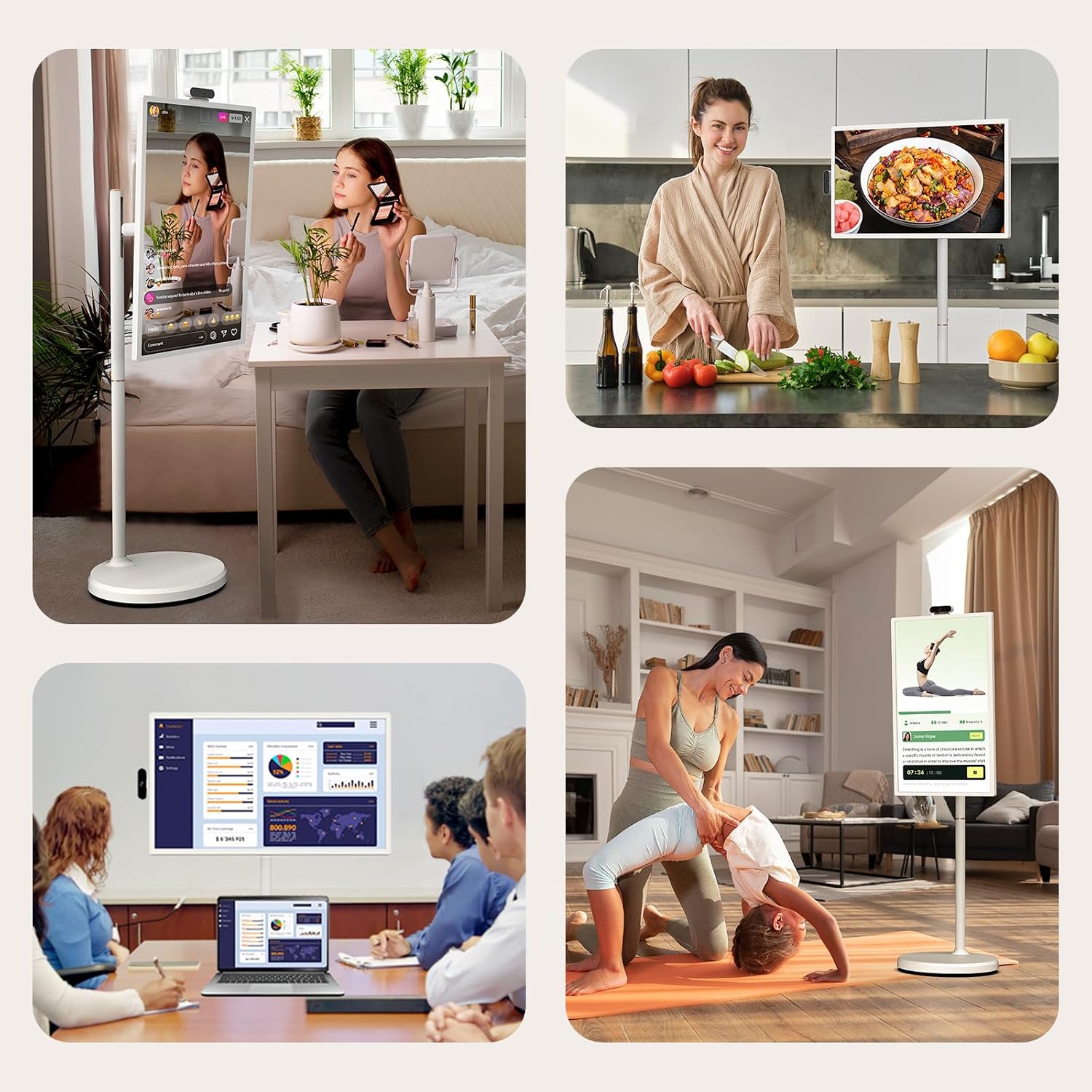 Thumbnail 6 de ApoloSign 32 inch FHD Smart Portable TV 2nd Gen with Android OS EDLA-Certified, Movable Touchscreen and Full Swivel Rotation
