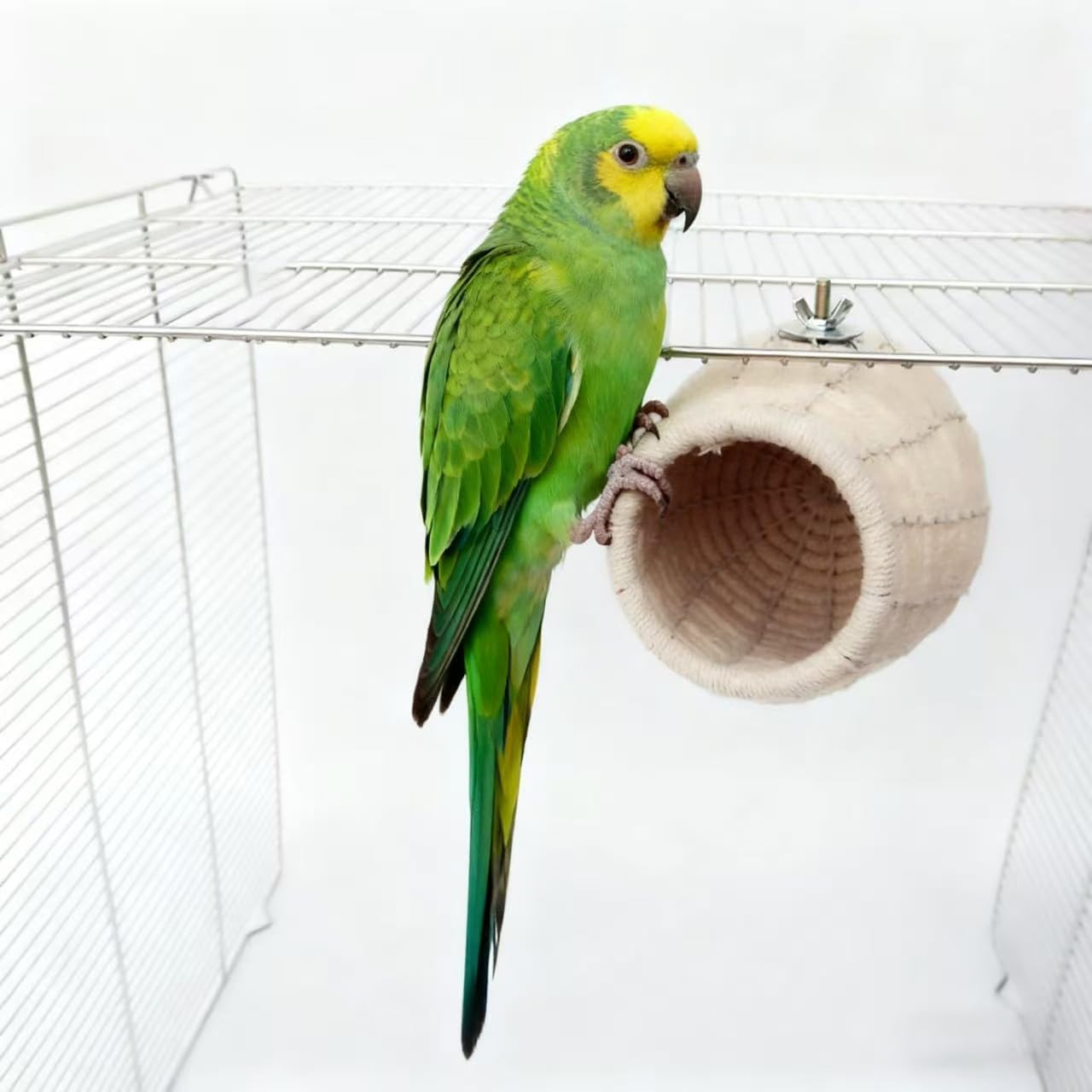 Thumbnail 3 de ZYYRSS Bird Breeding Nest: Warm Rope Bed House for Small to Medium Birds