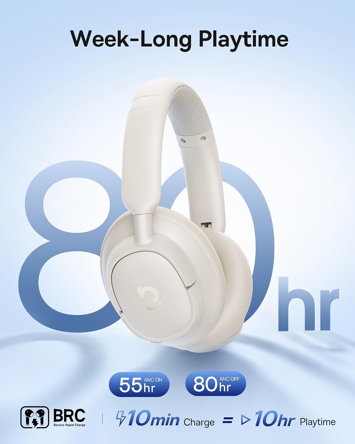 Thumbnail 4 de Baseus Bass BH1 NC 80H wireless headphones