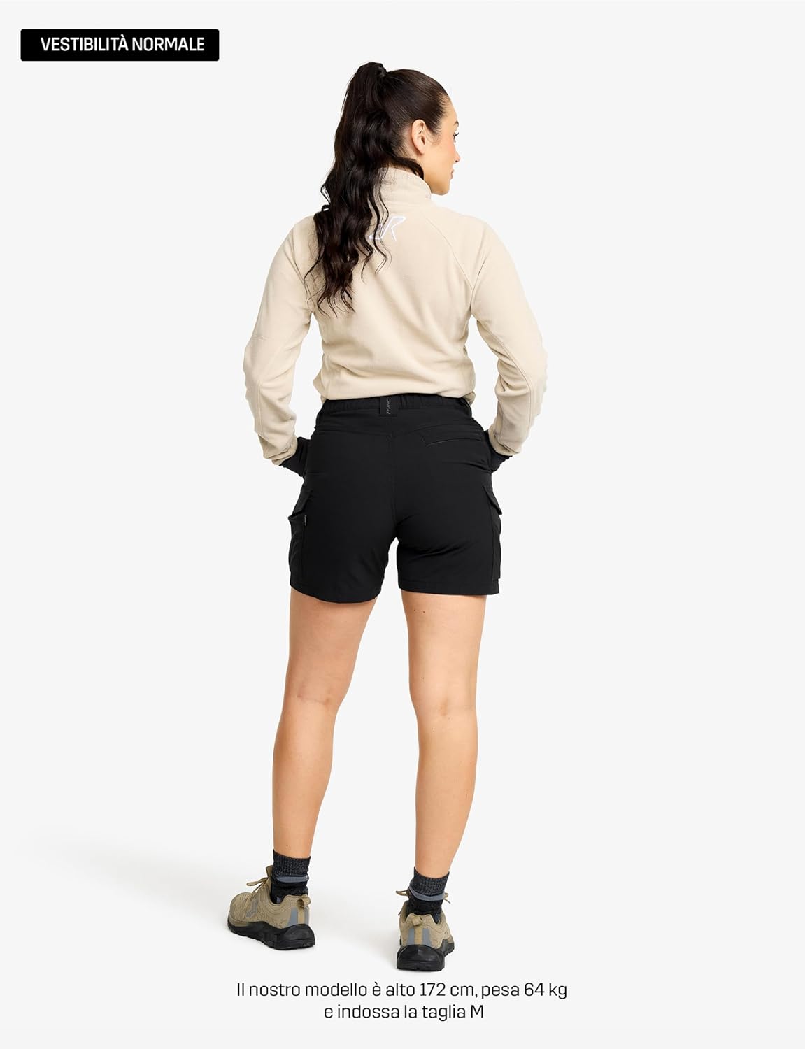 Thumbnail 3 de RevolutionRace Adventure Cargo Stretch Shorts da donna: bermuda trekking leggere con tasche